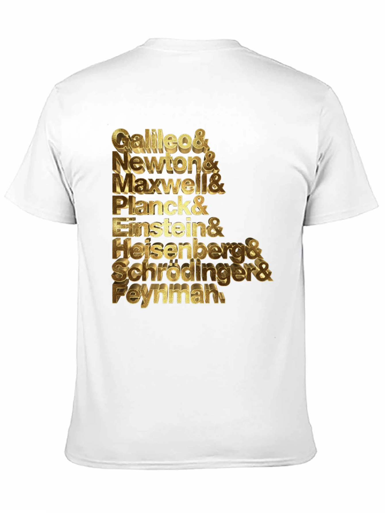 Scientist Names Black T-Shirt