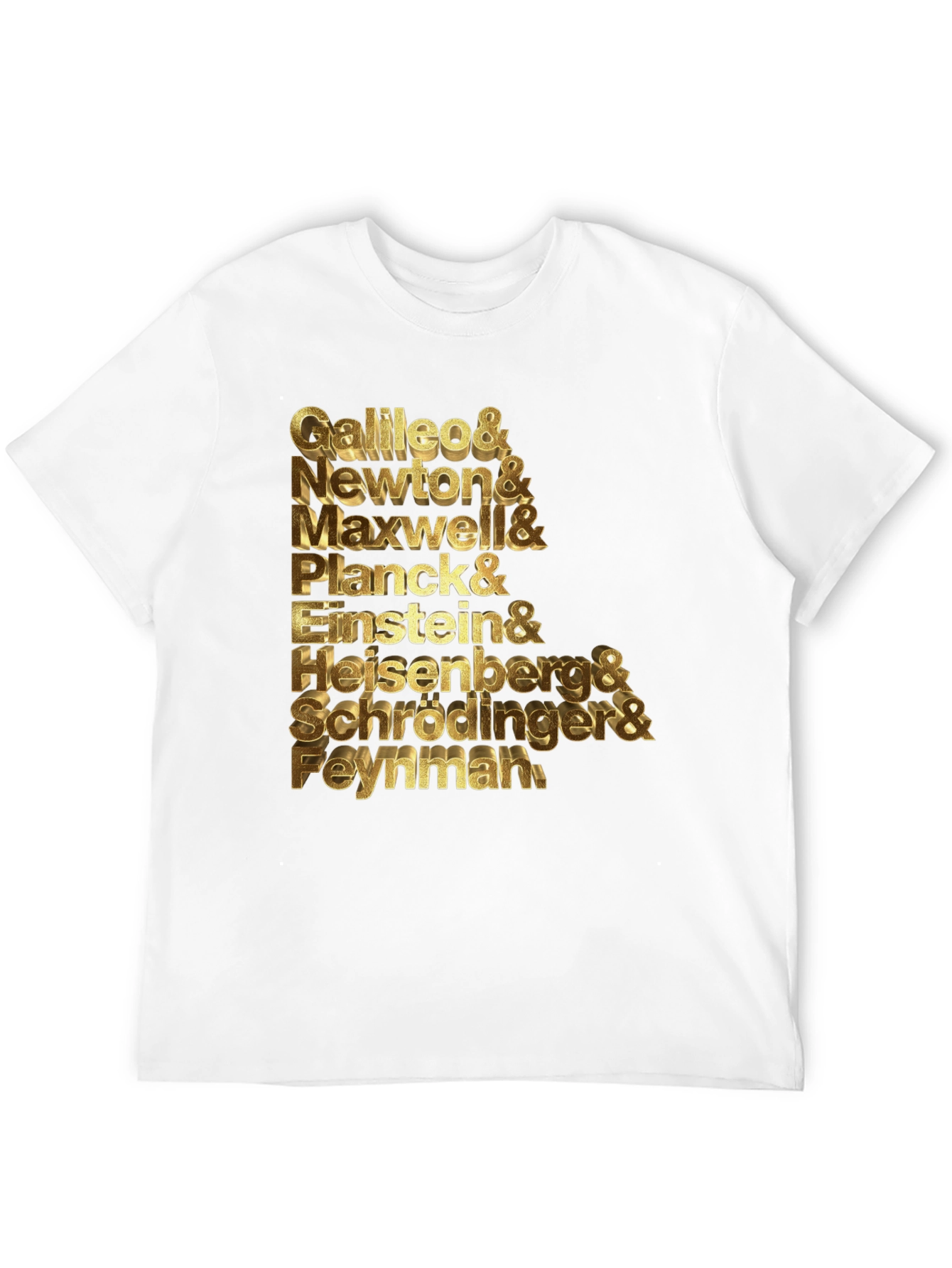 Scientist Names Black T-Shirt