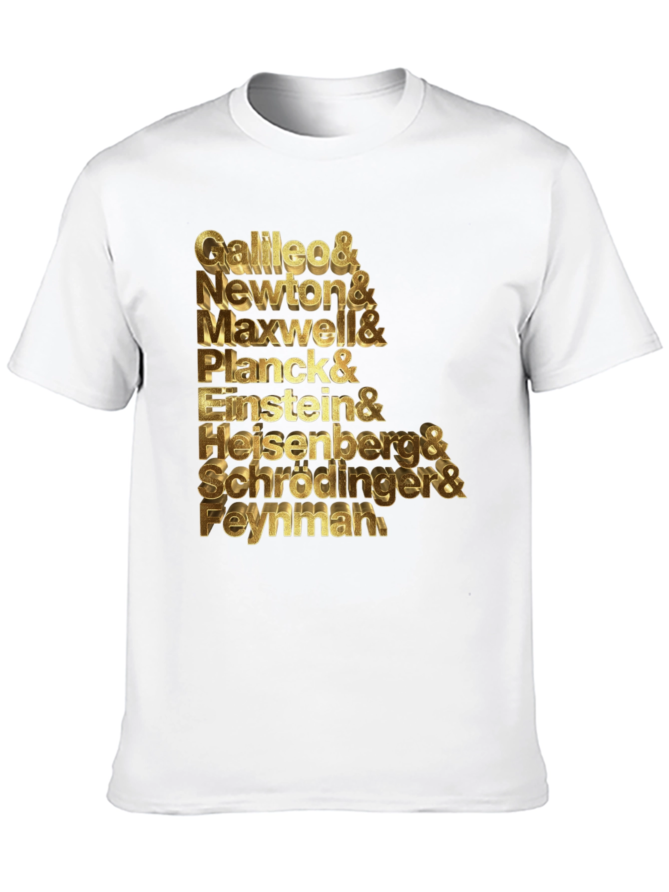 Scientist Names Black T-Shirt
