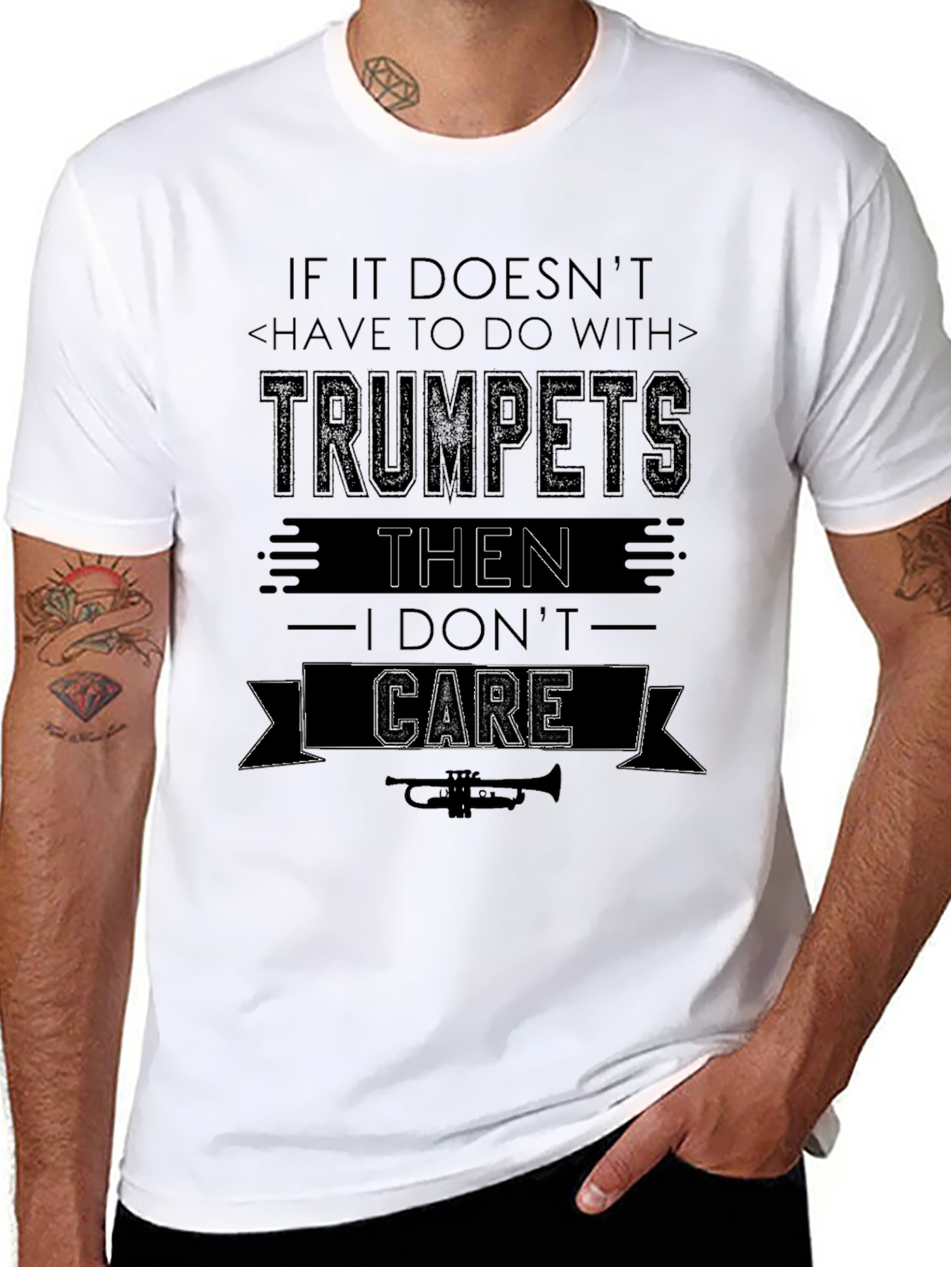 Trumpets Graphic T-Shirt - Music Lover Tee