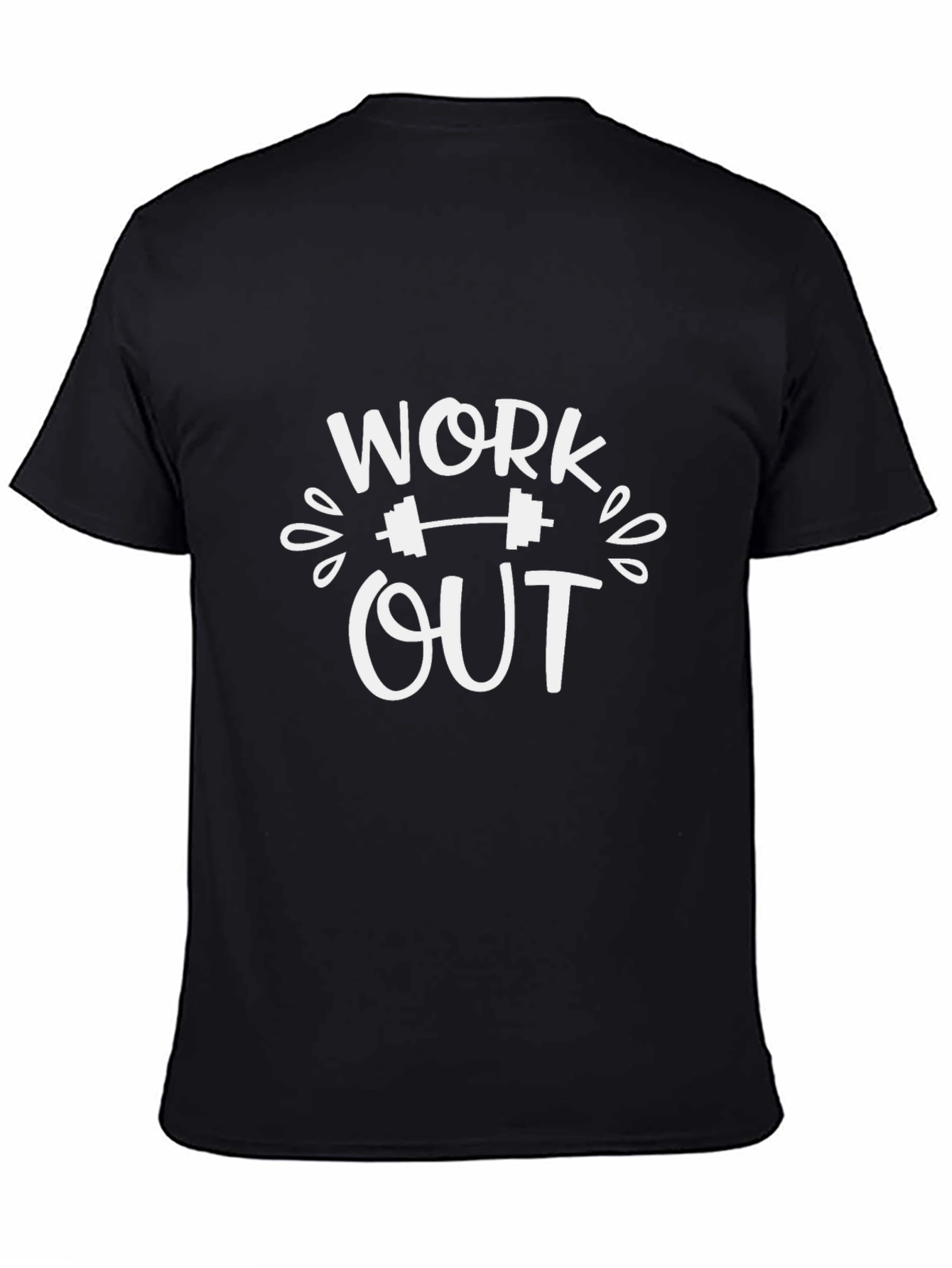 Workout Graphic T-Shirt - Fitness Apparel