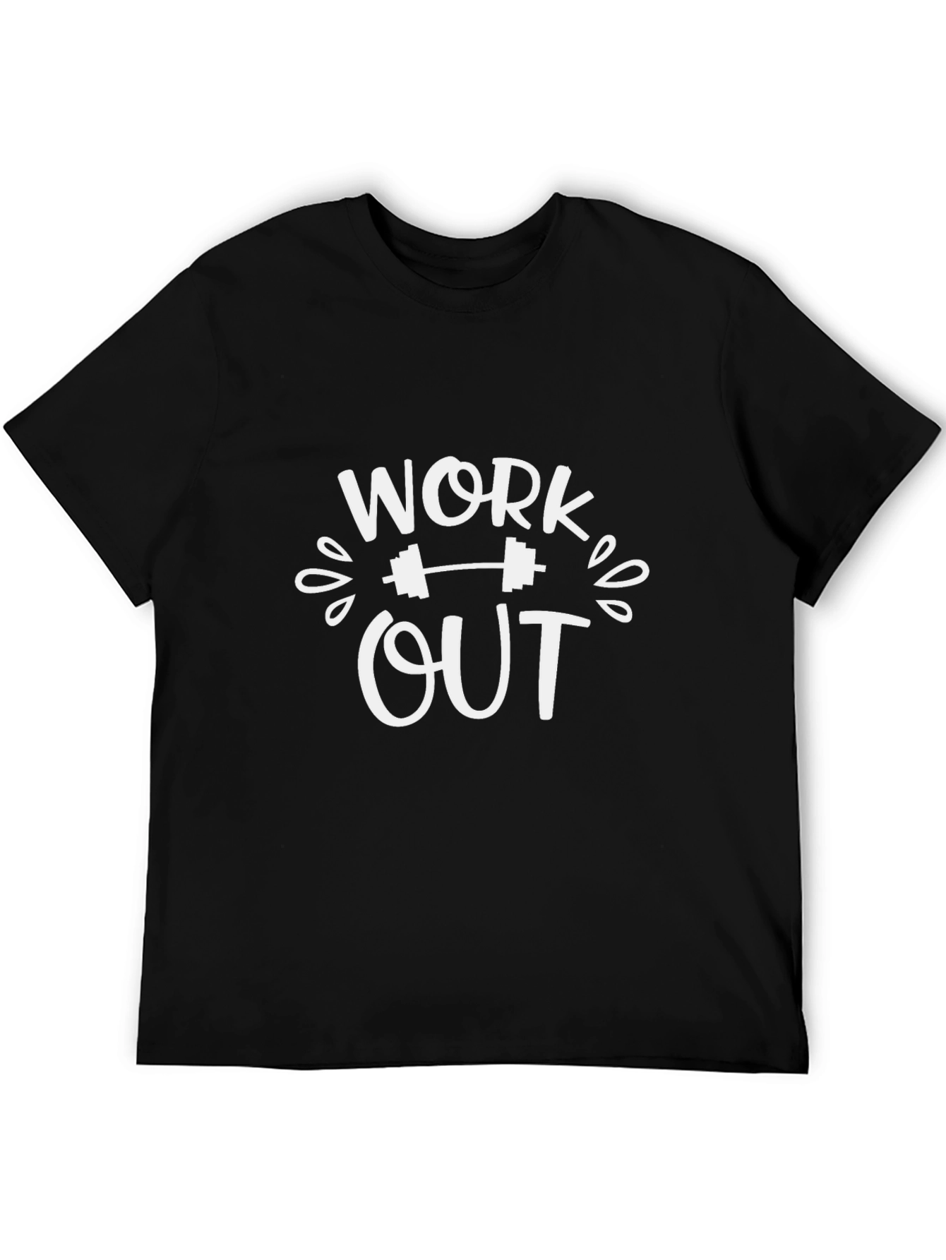 Workout Graphic T-Shirt - Fitness Apparel