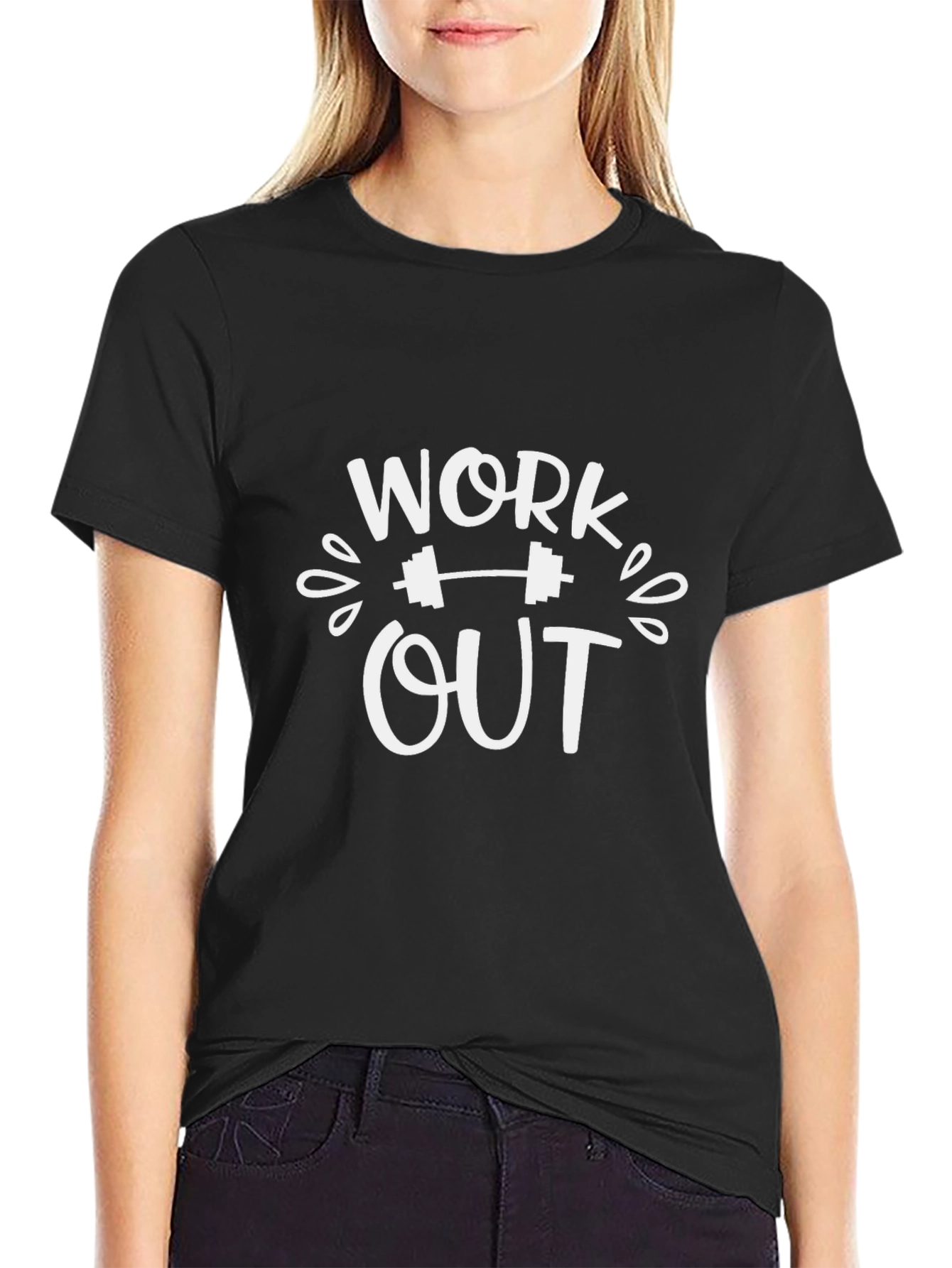 Workout Graphic T-Shirt - Fitness Apparel