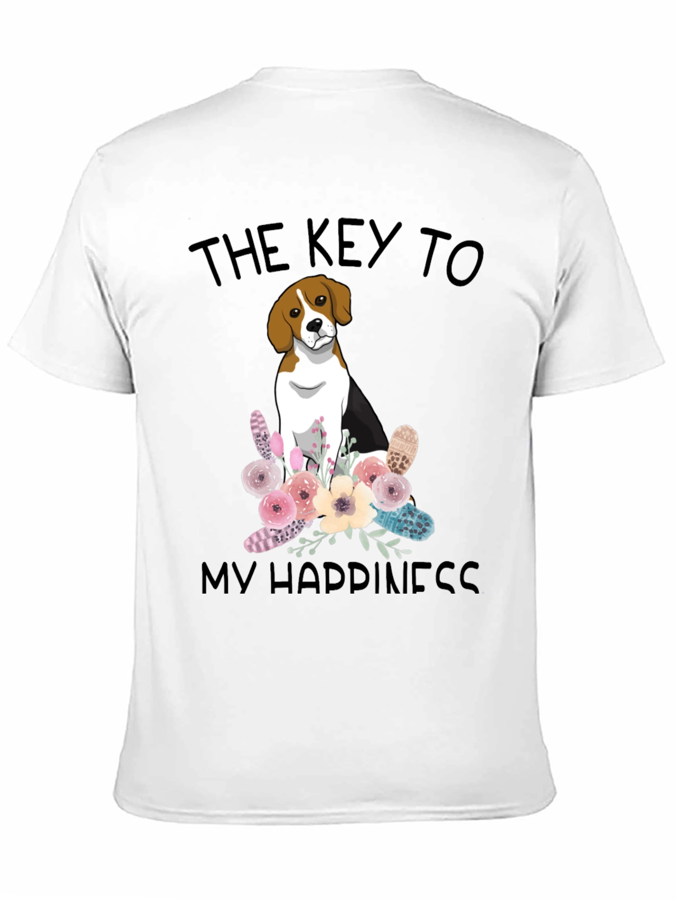 The Key to My Happiness Beagle T-Shirt