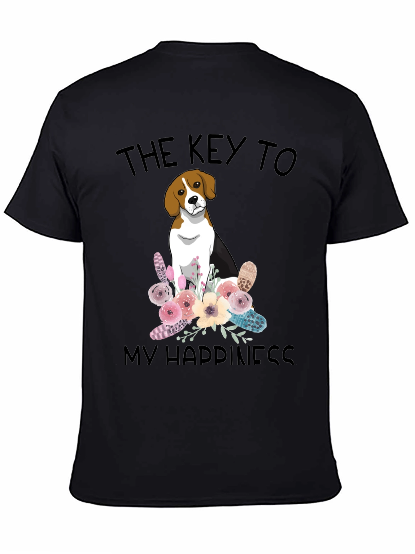 The Key to My Happiness Beagle T-Shirt