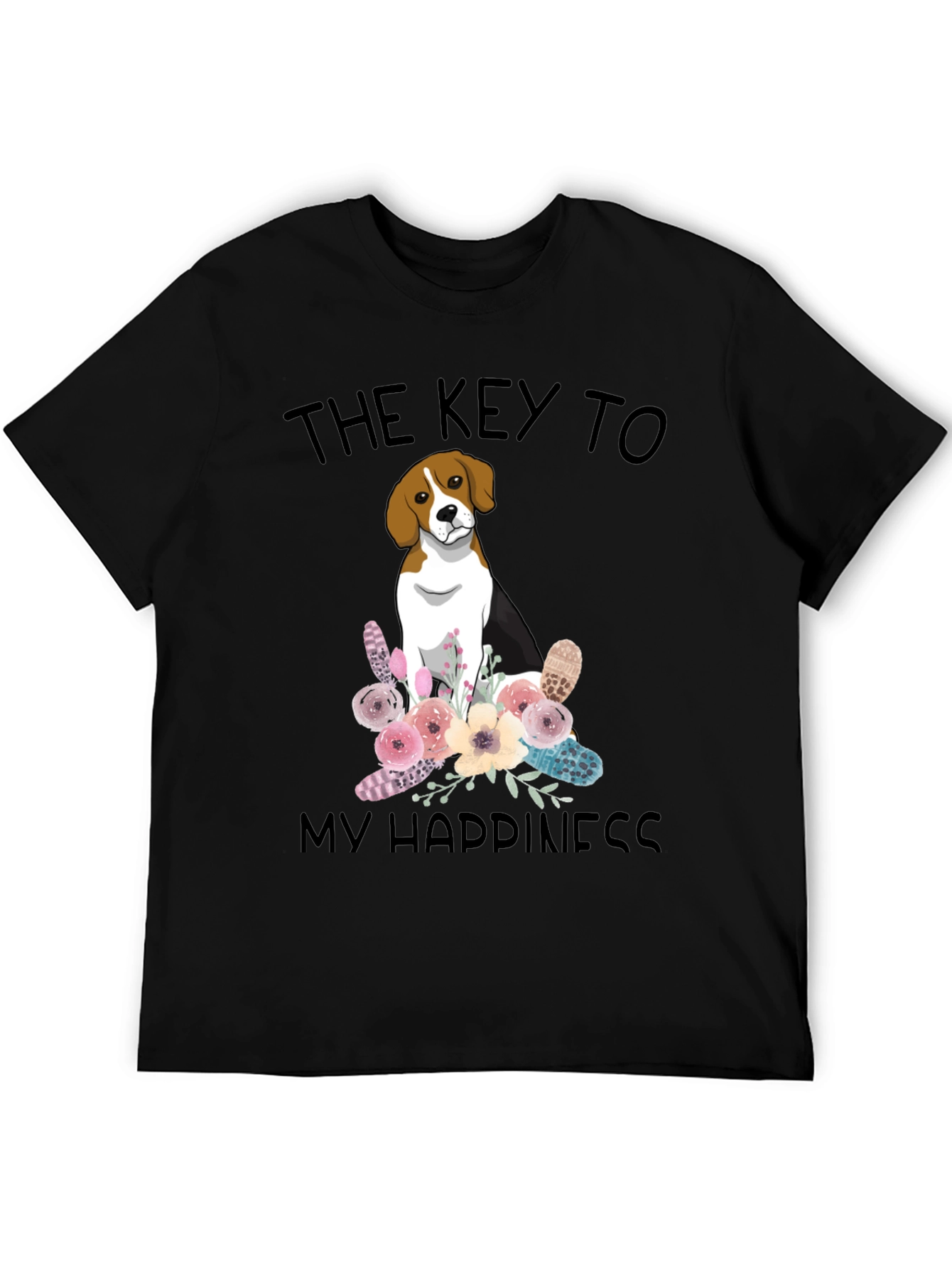 The Key to My Happiness Beagle T-Shirt