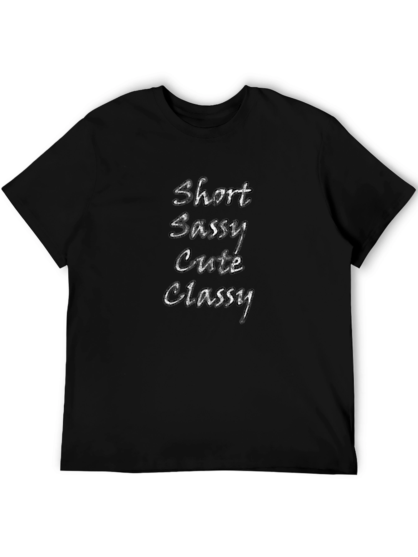 Short Sassy Cute Classy Black T-Shirt