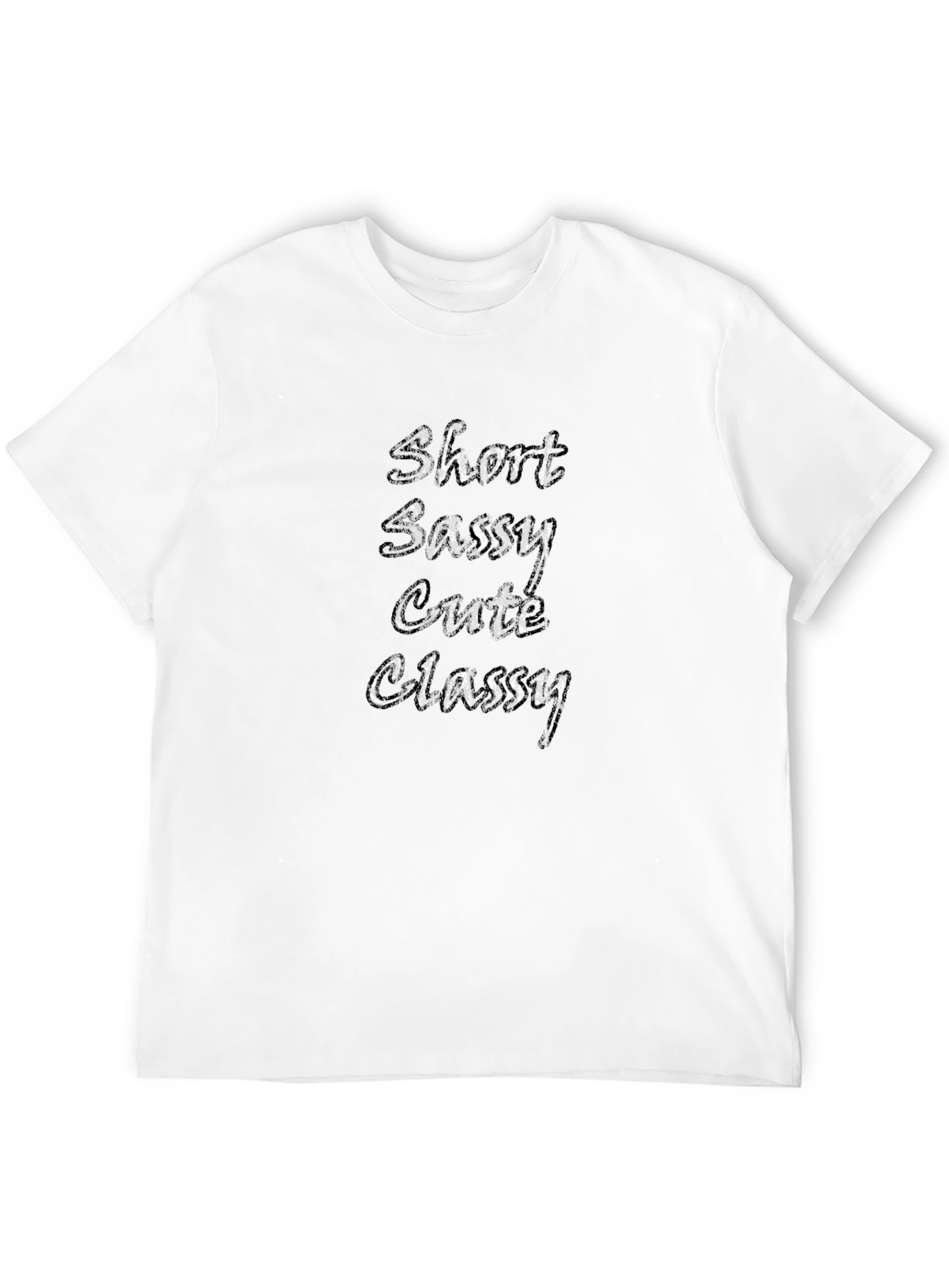 Short Sassy Cute Classy Black T-Shirt