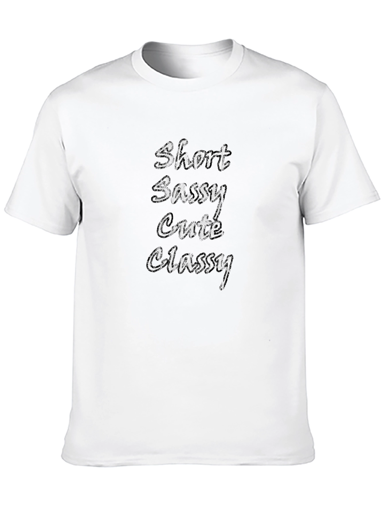 Short Sassy Cute Classy Black T-Shirt