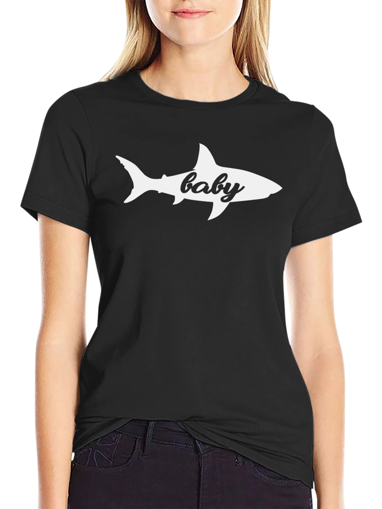 Baby Shark Graphic T-Shirt - Black