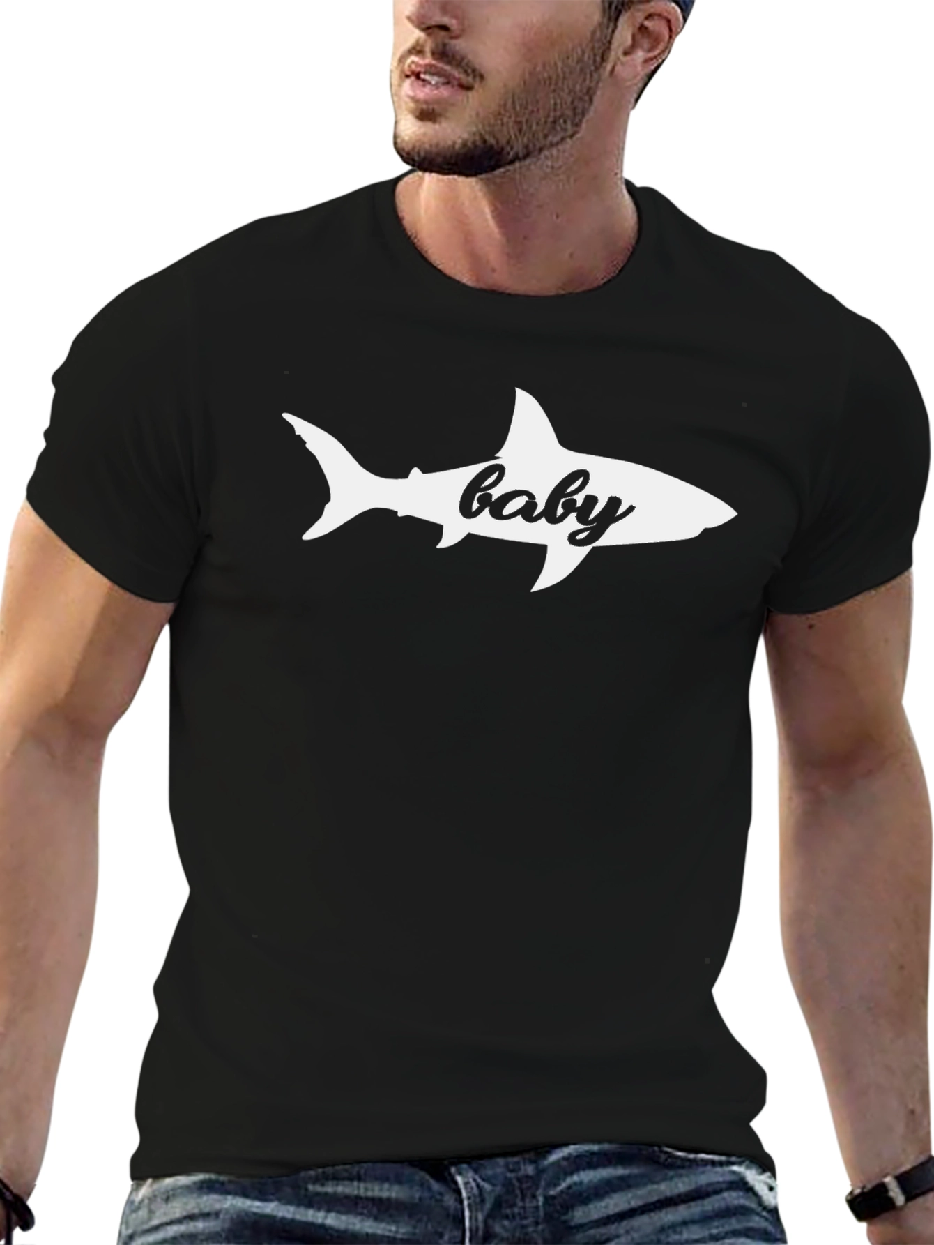 Baby Shark Graphic T-Shirt - Black