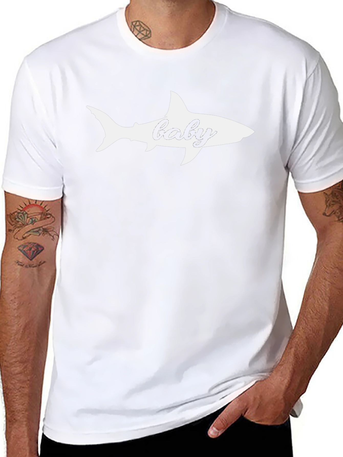 Baby Shark Graphic T-Shirt - Black