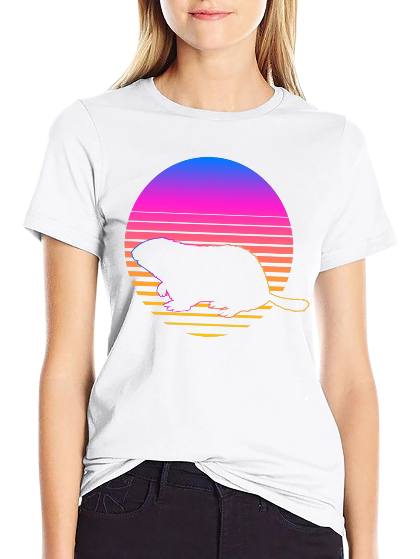 Retro Beaver T-Shirt