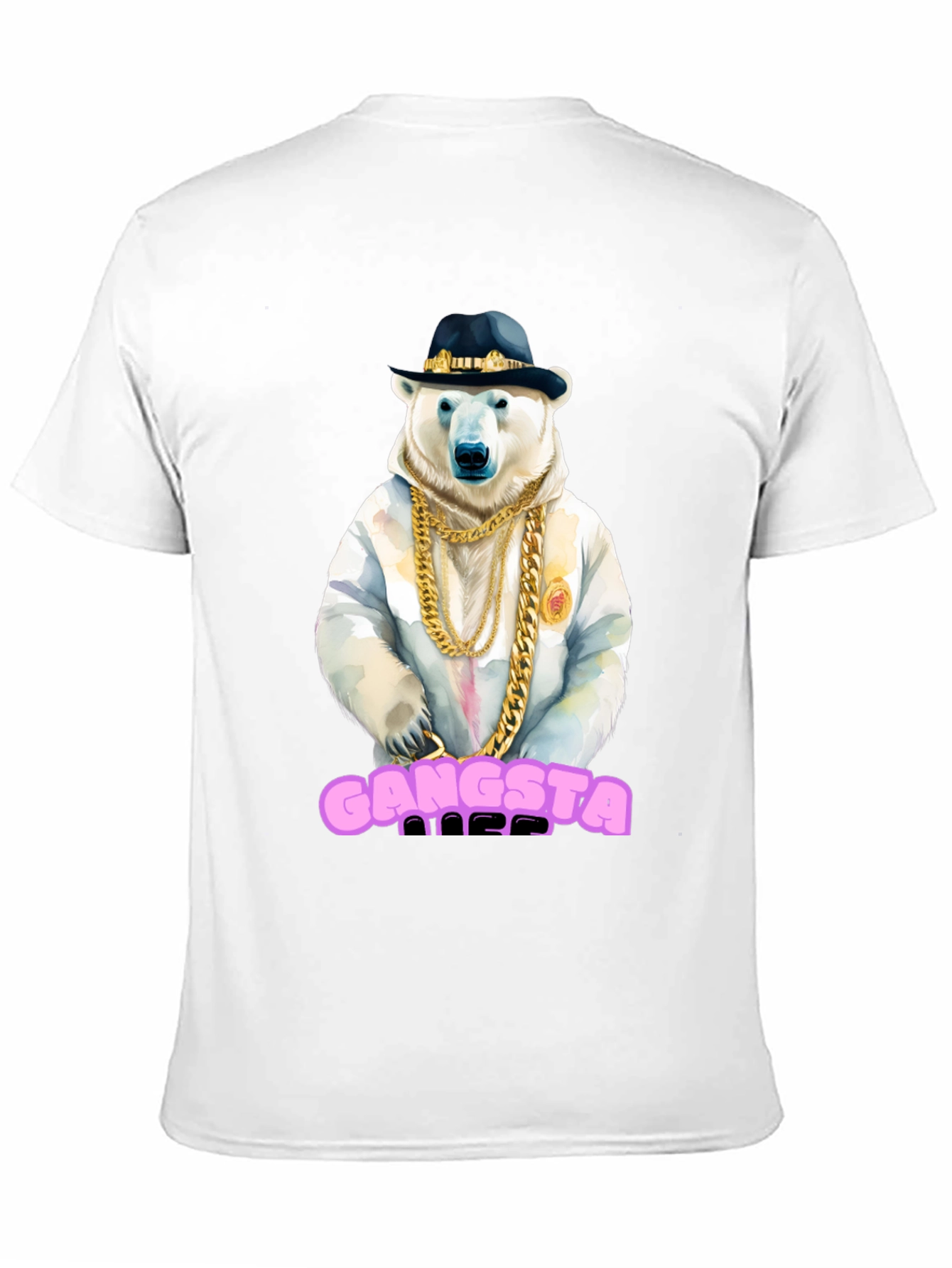 Gangsta Polar Bear Graphic Tee