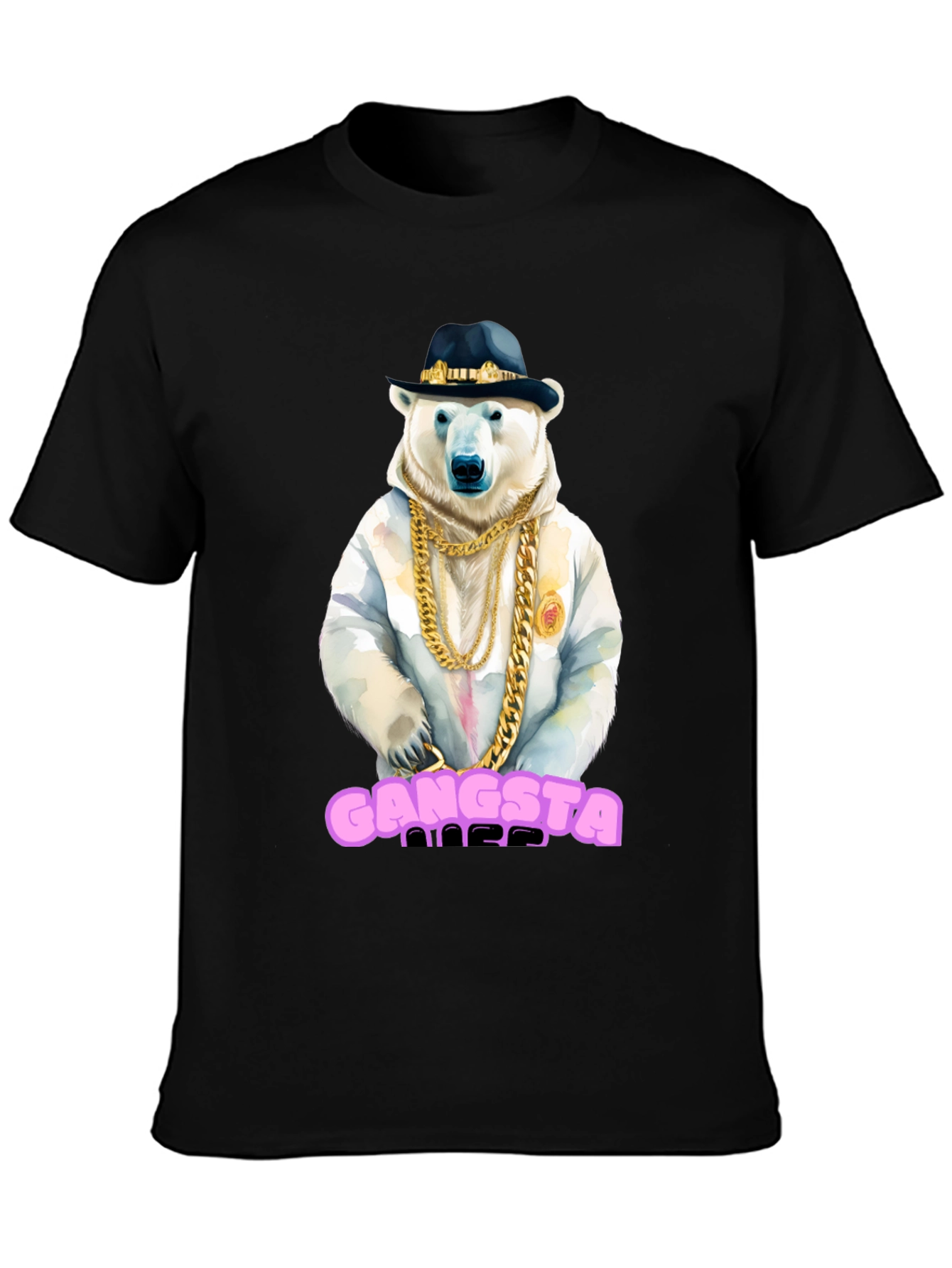 Gangsta Polar Bear Graphic Tee
