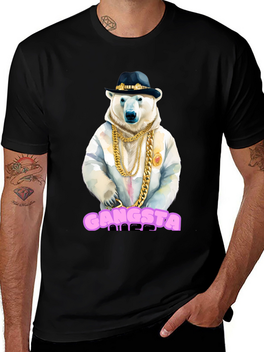 Gangsta Polar Bear Graphic Tee