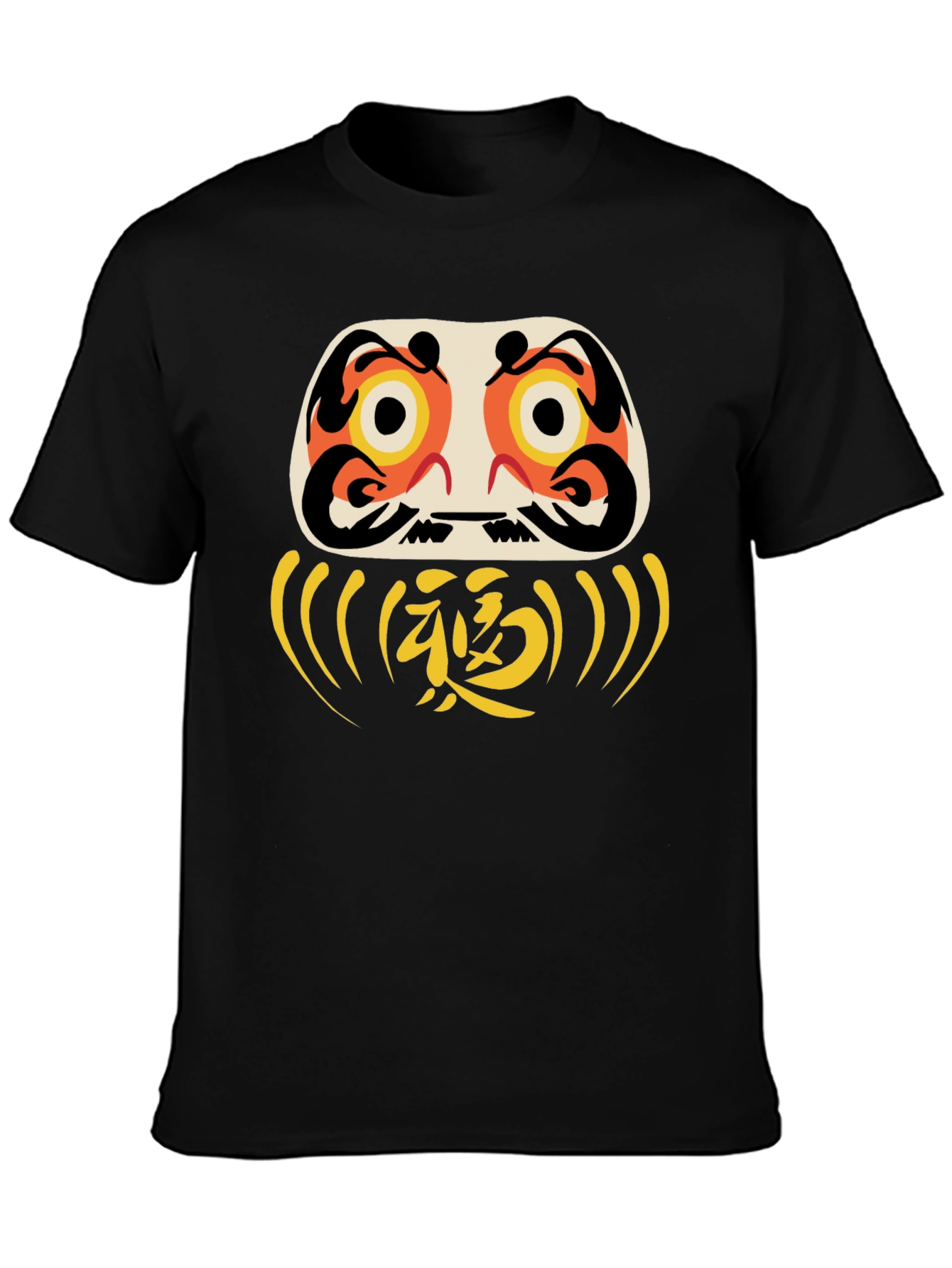 Daruma Doll Graphic Tee - Good Luck Shirt