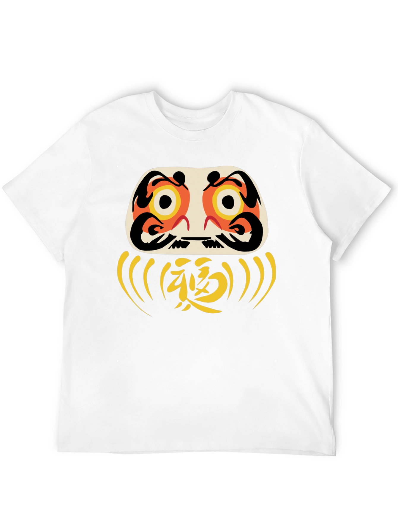 Daruma Doll Graphic Tee - Good Luck Shirt