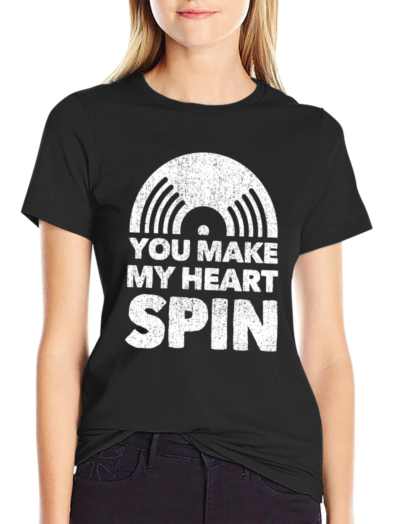 You Make My Heart Spin Graphic Tee