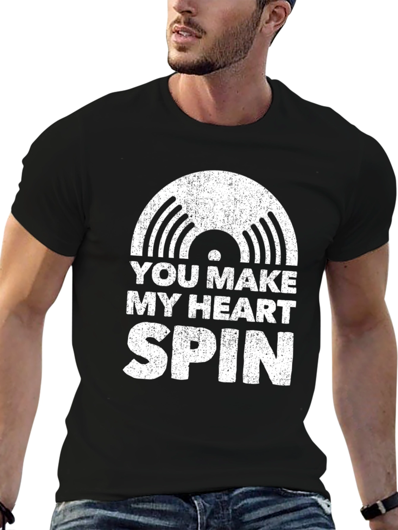 You Make My Heart Spin Graphic Tee