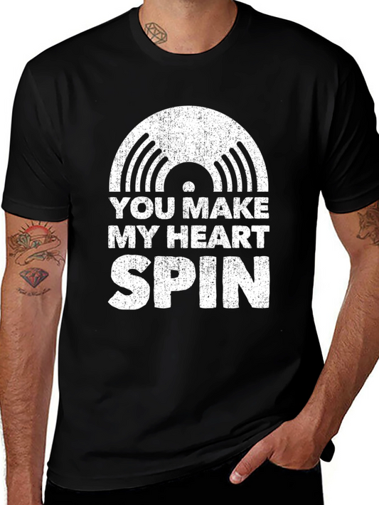 You Make My Heart Spin Graphic Tee