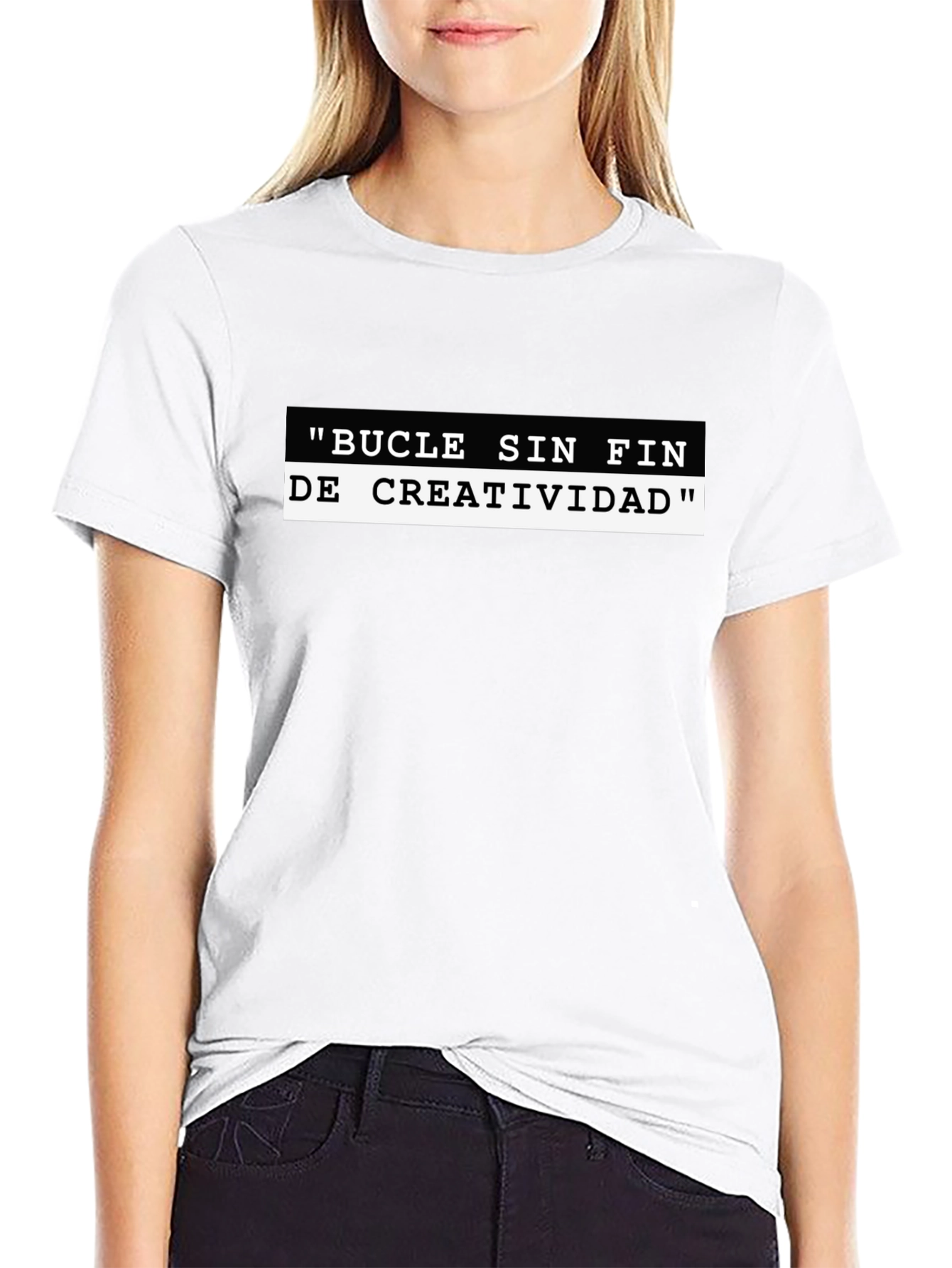 Creative Loop Black Graphic Tee