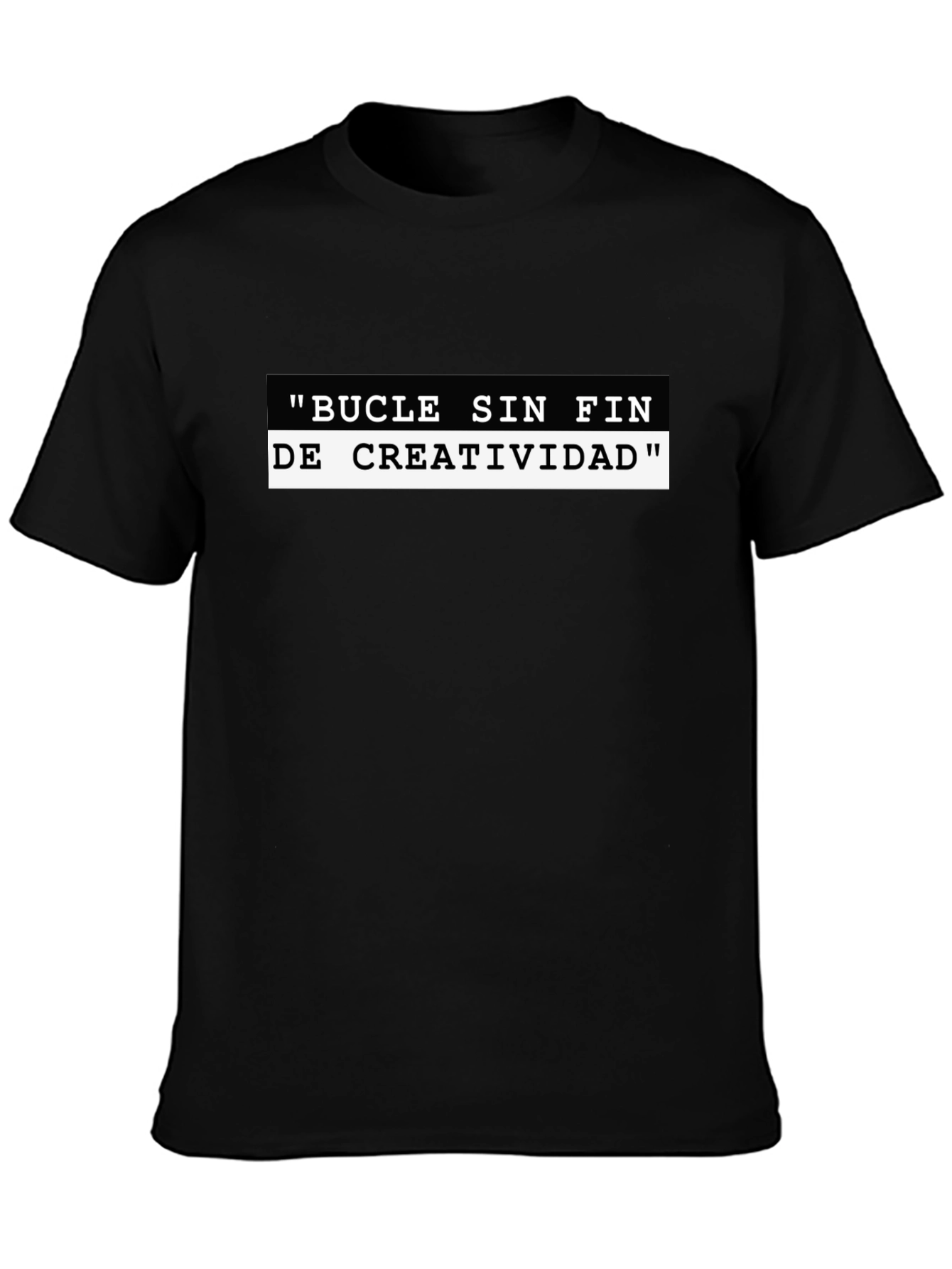 Creative Loop Black Graphic Tee