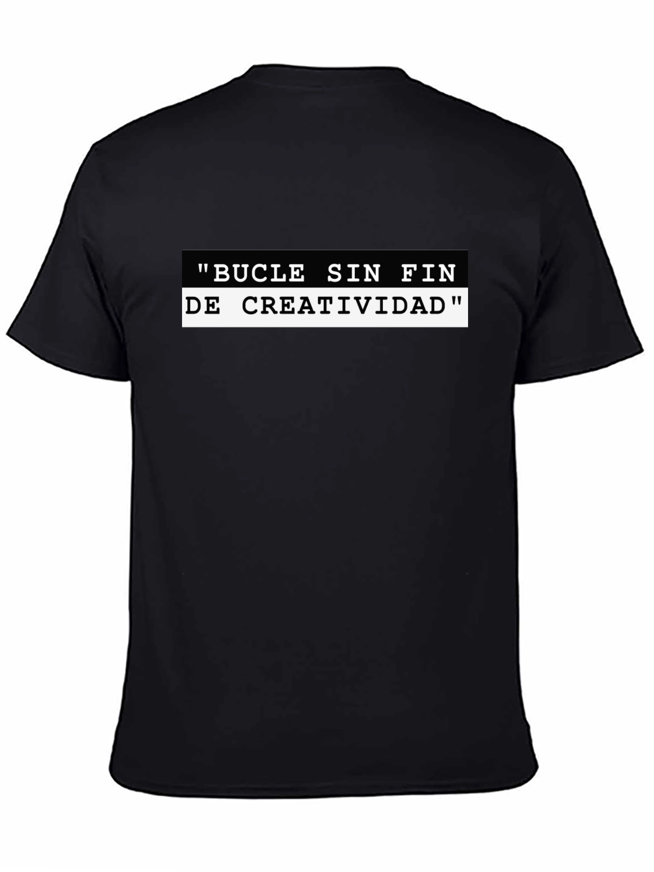 Creative Loop Black Graphic Tee