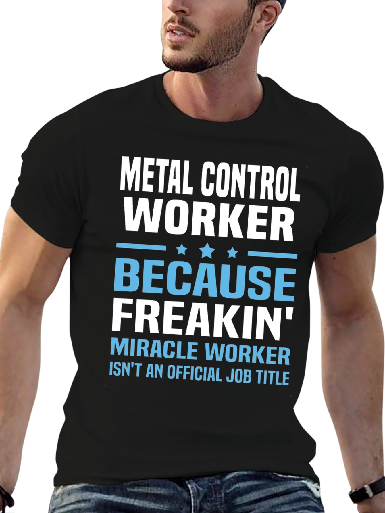 Metal Control Worker Funny Job Title T-Shirt