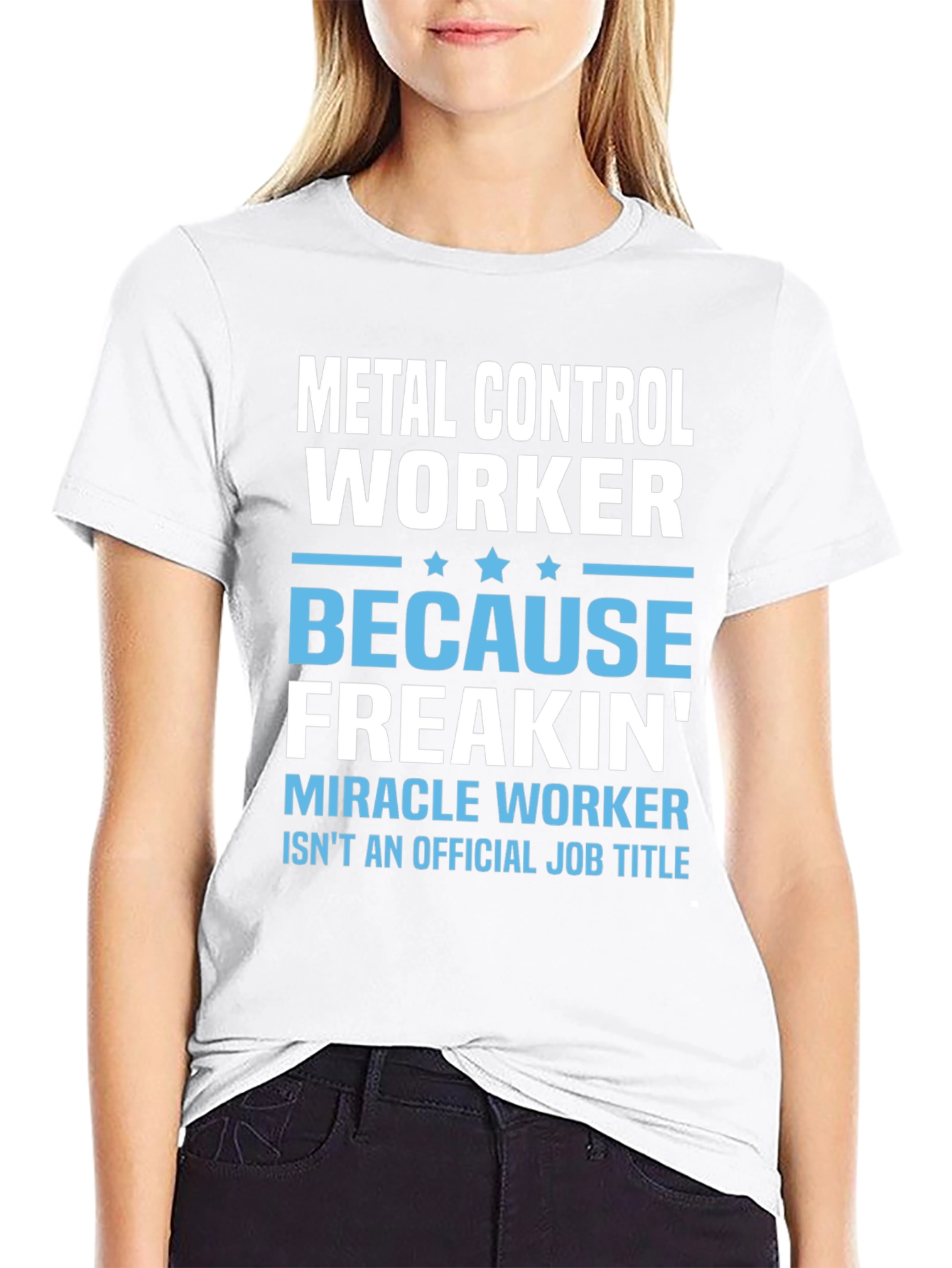 Metal Control Worker Funny Job Title T-Shirt