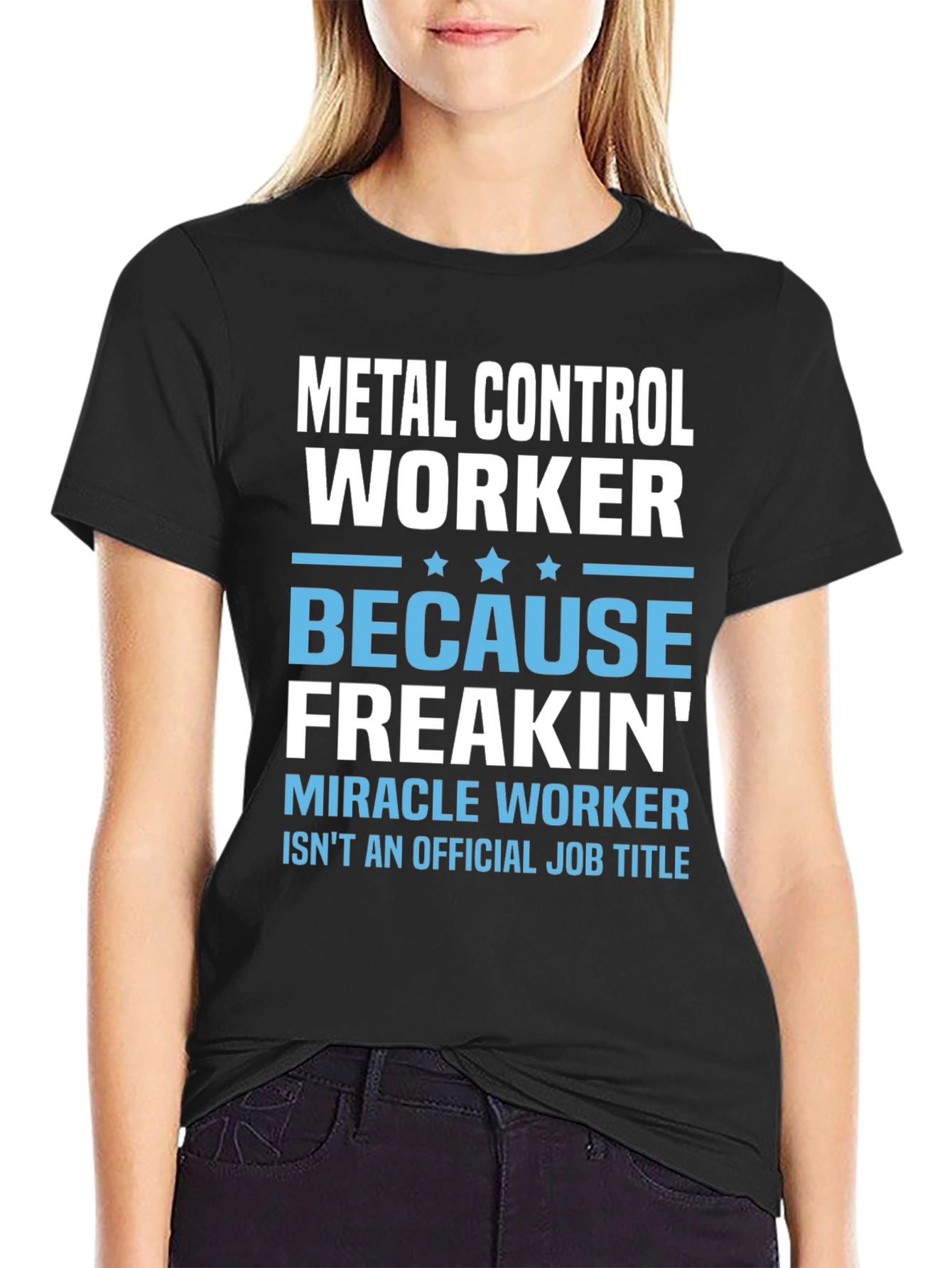 Metal Control Worker Funny Job Title T-Shirt