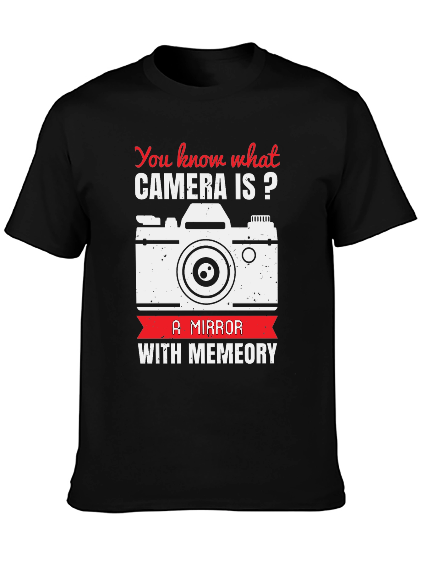 Camera with Memeory T-Shirt