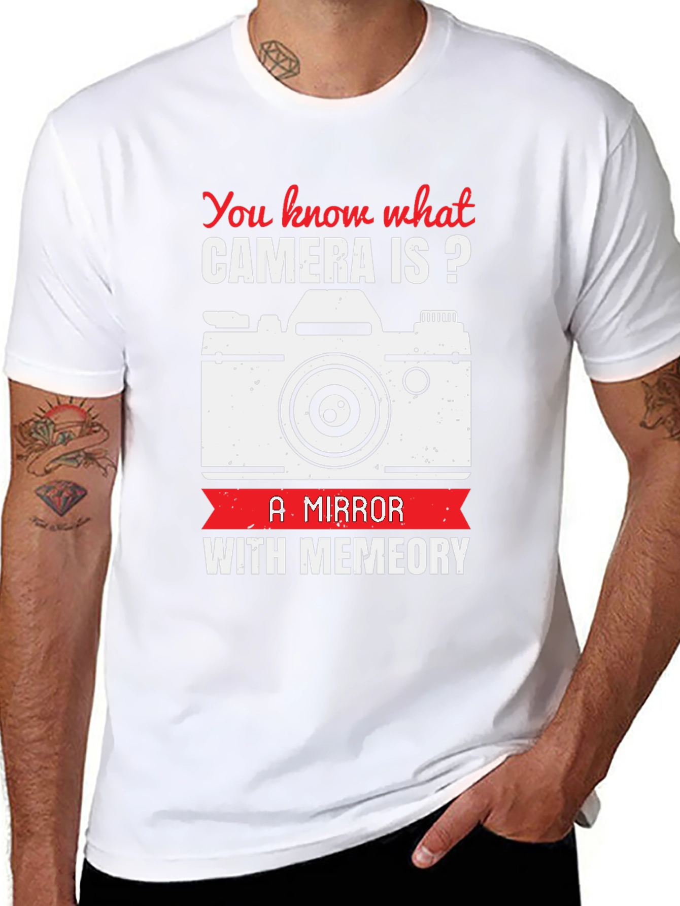 Camera with Memeory T-Shirt