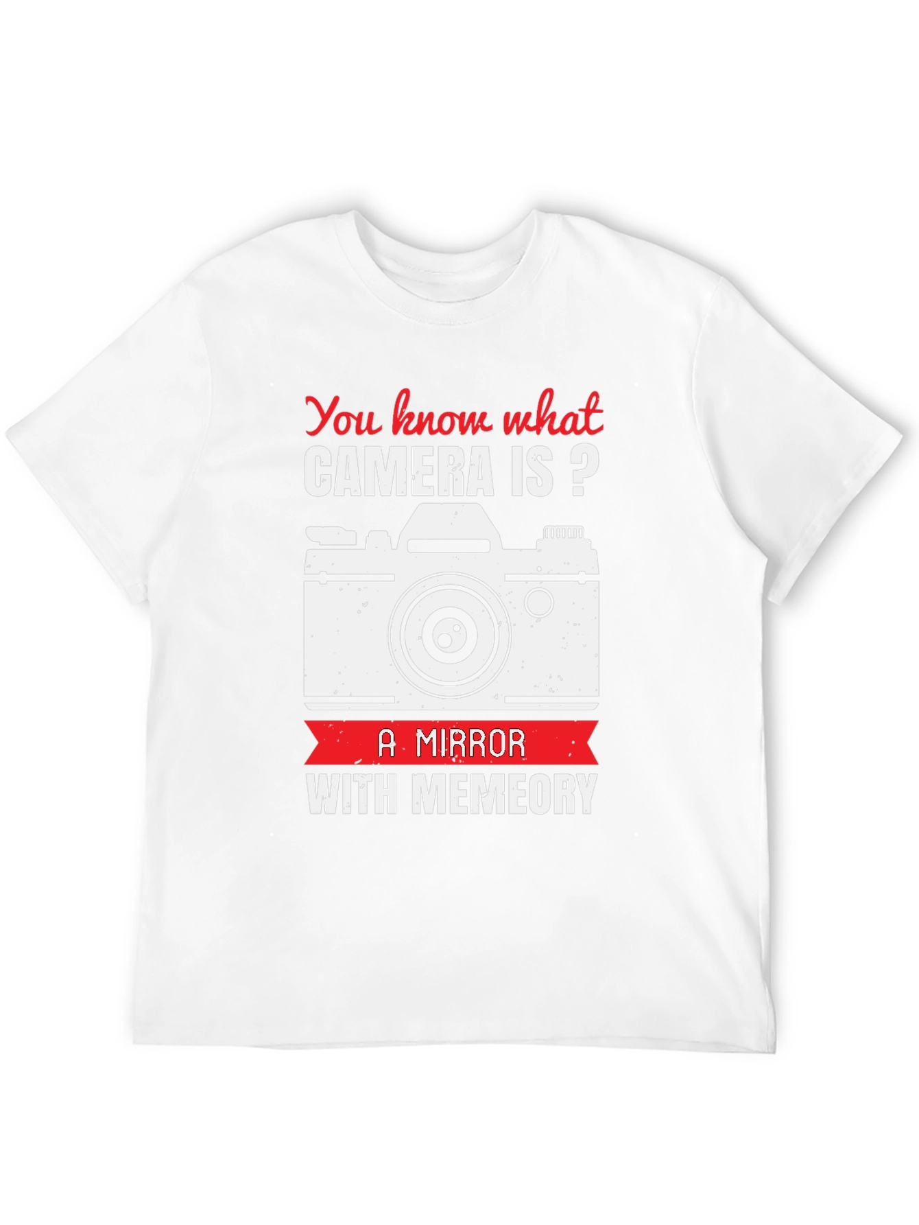 Camera with Memeory T-Shirt