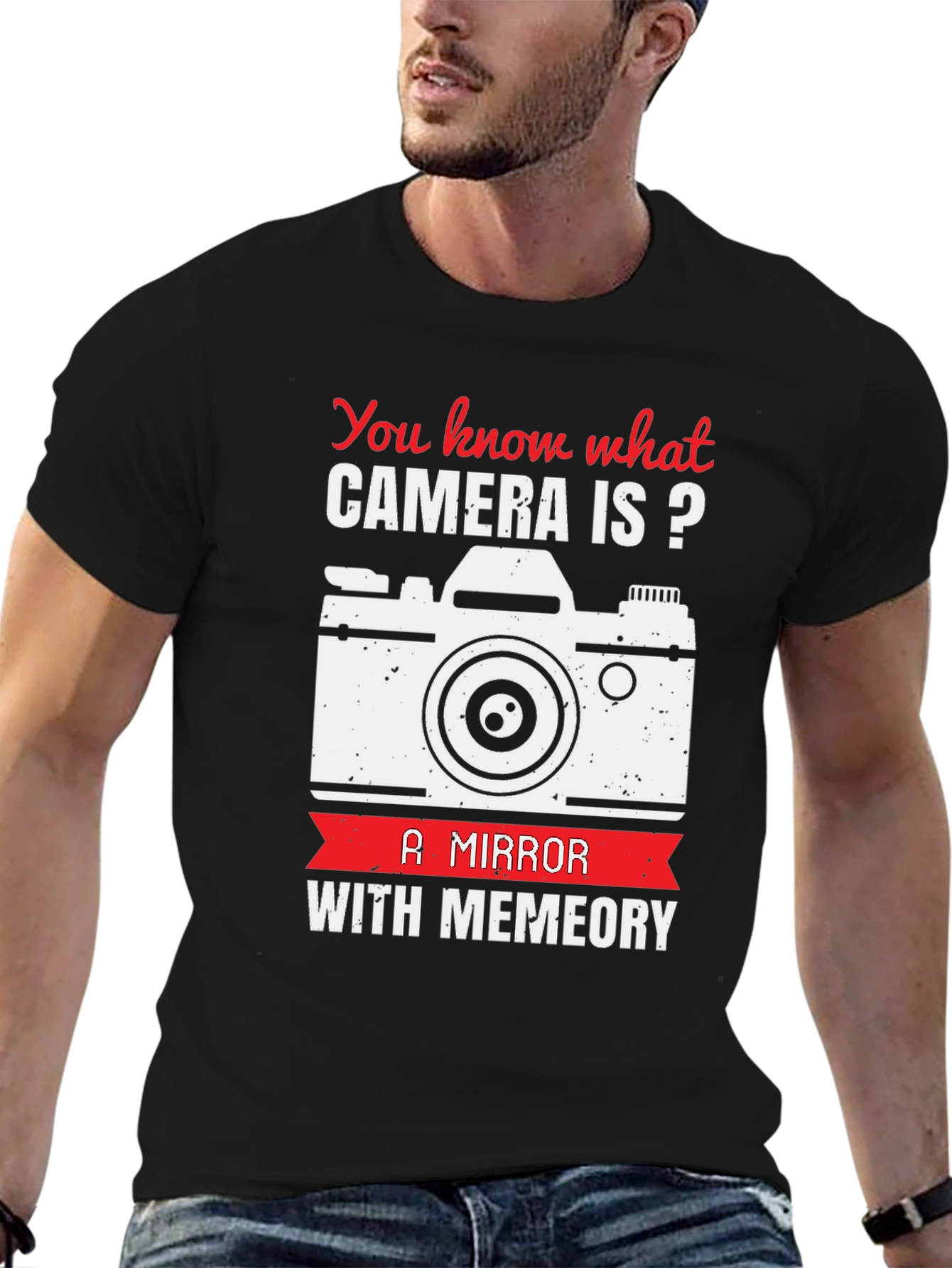 Camera with Memeory T-Shirt