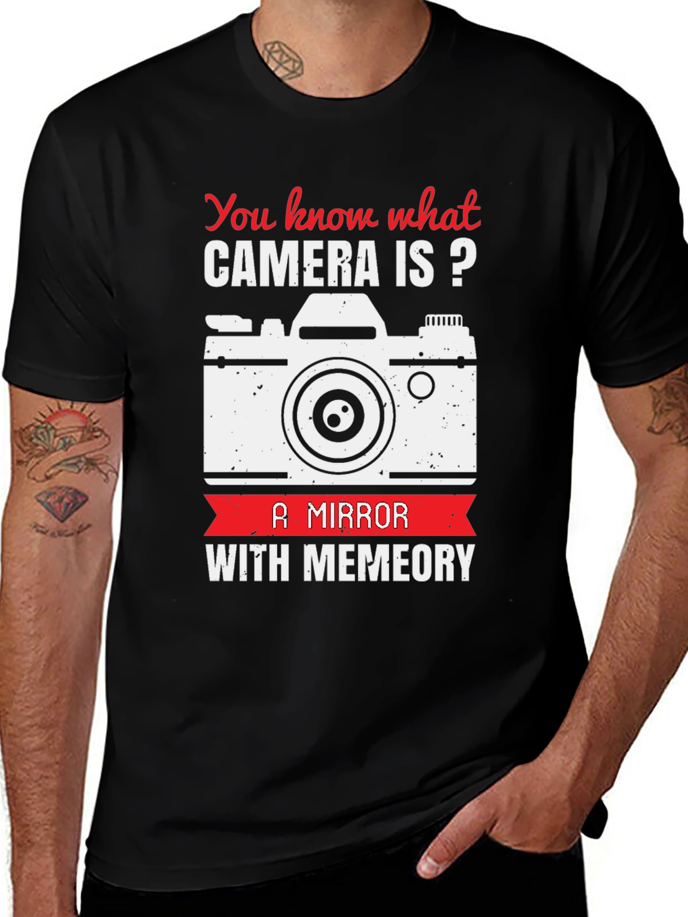 Camera with Memeory T-Shirt