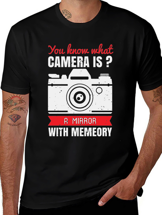 Camera with Memeory T-Shirt