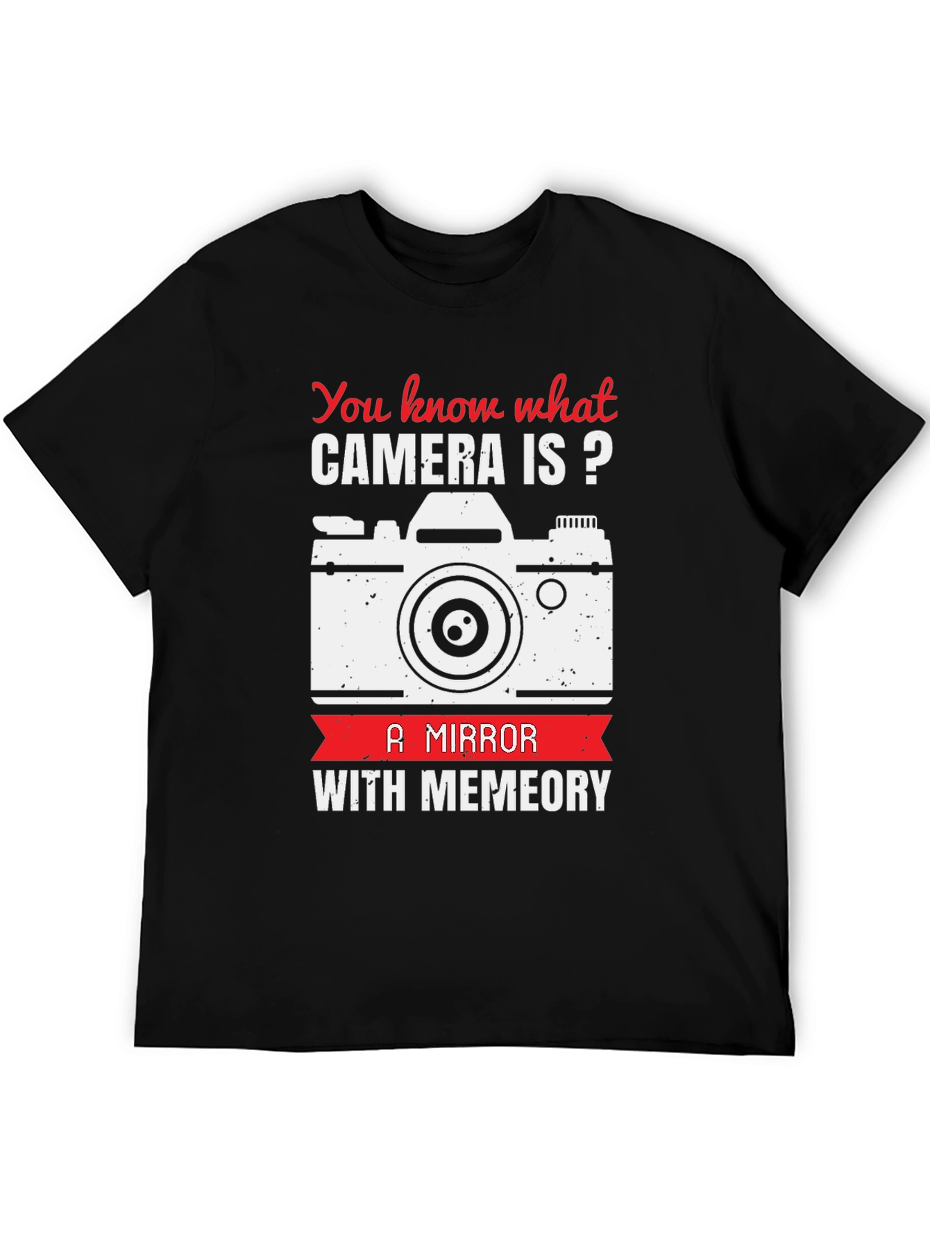 Camera with Memeory T-Shirt