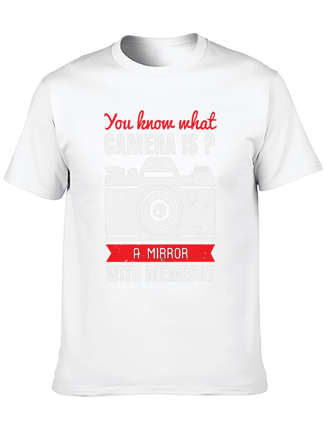 Camera with Memeory T-Shirt