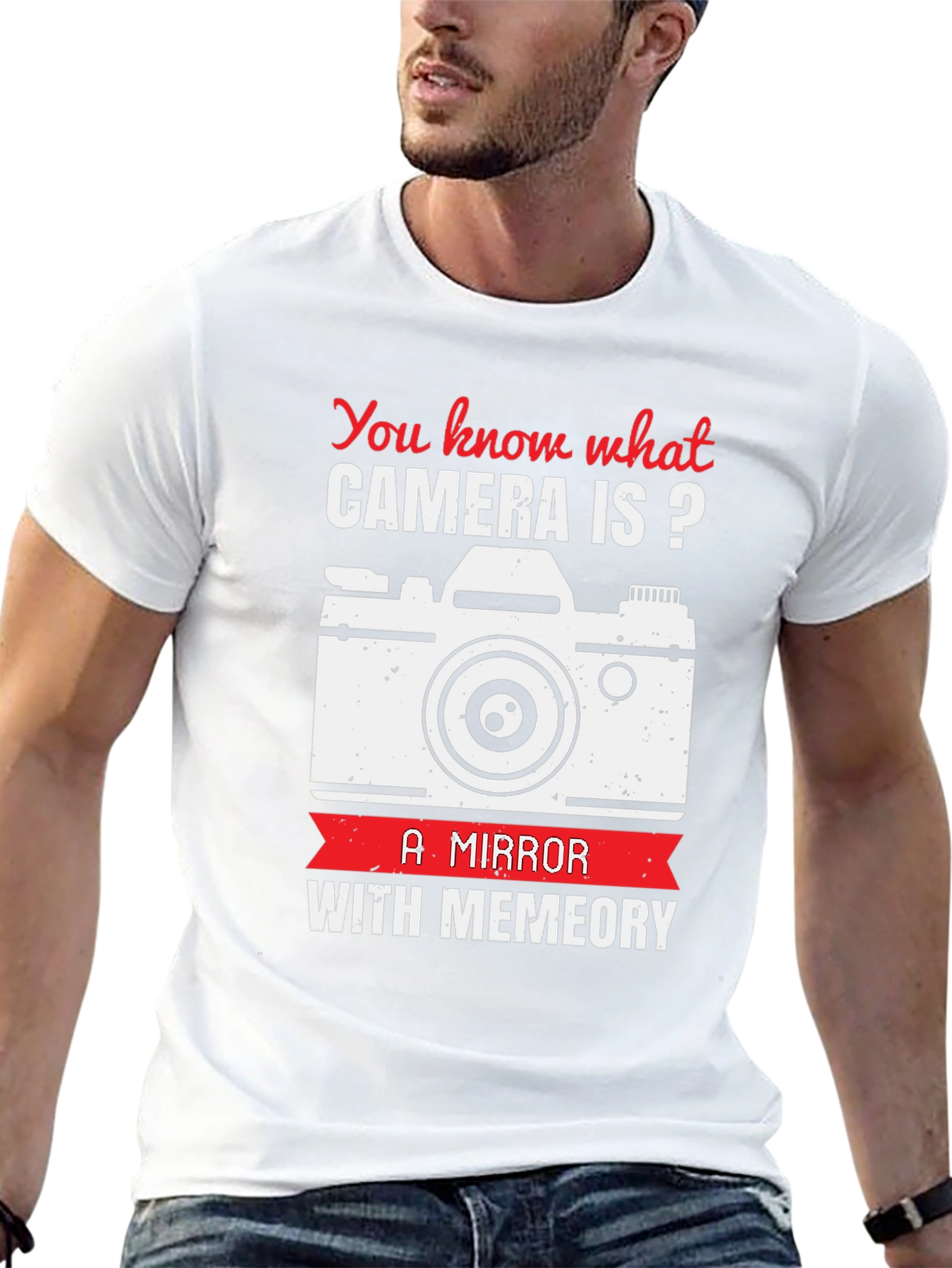 Camera with Memeory T-Shirt