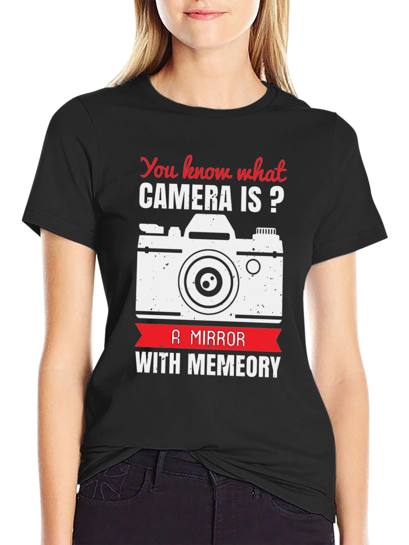 Camera with Memeory T-Shirt