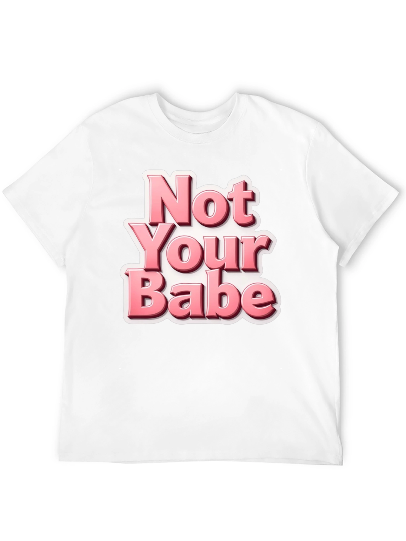 Not Your Babe Black Graphic Tee