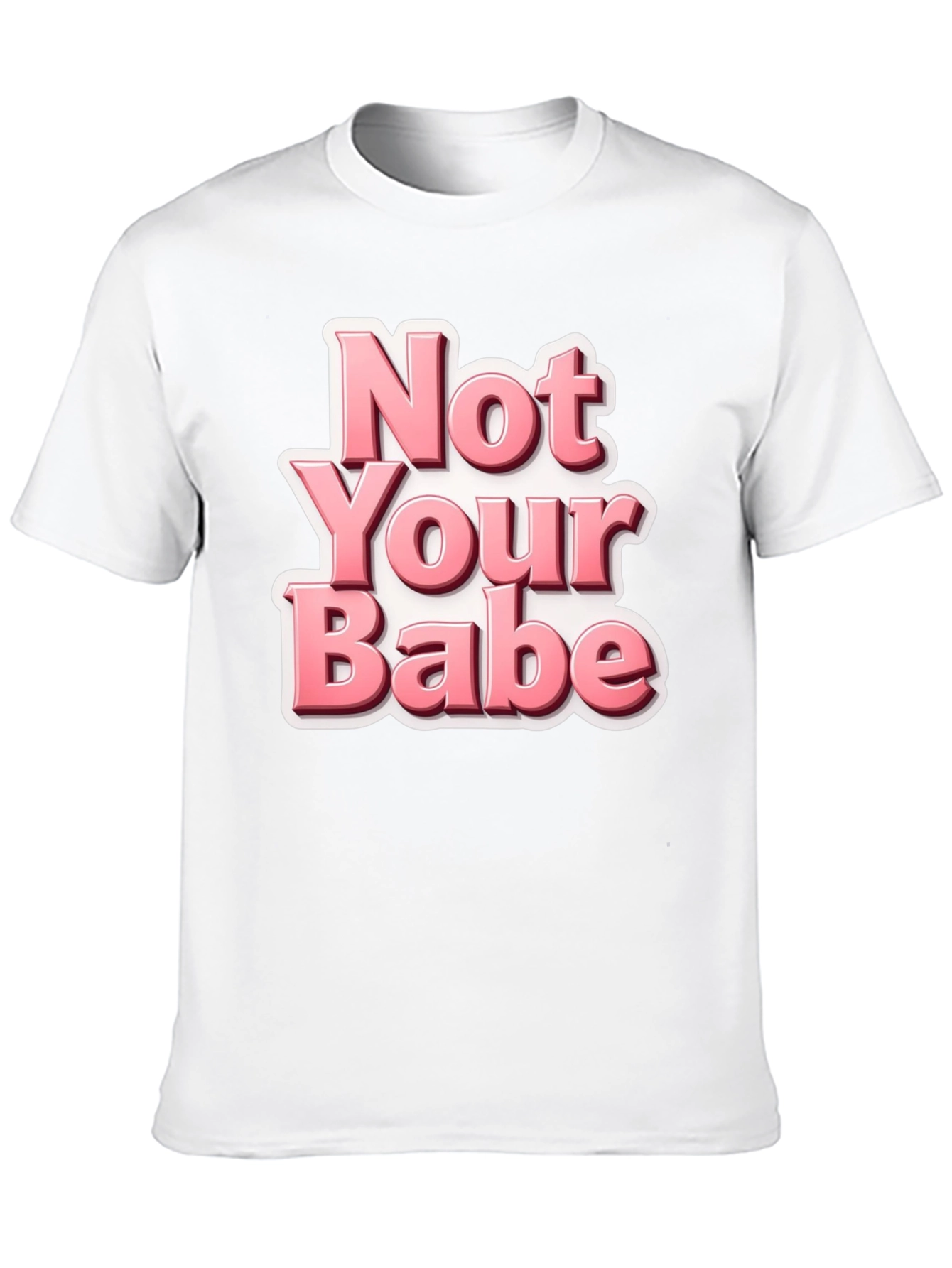 Not Your Babe Black Graphic Tee