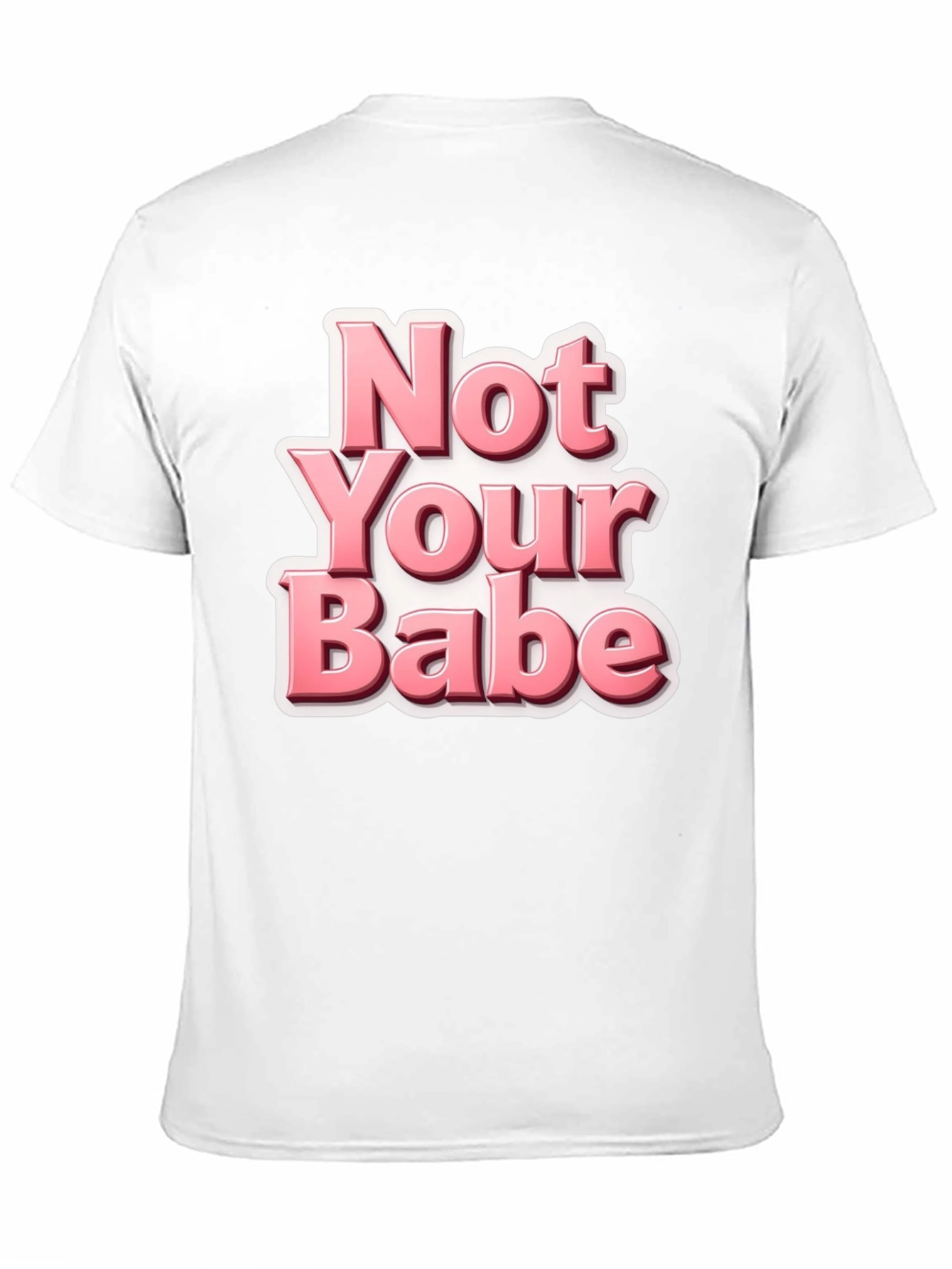 Not Your Babe Black Graphic Tee