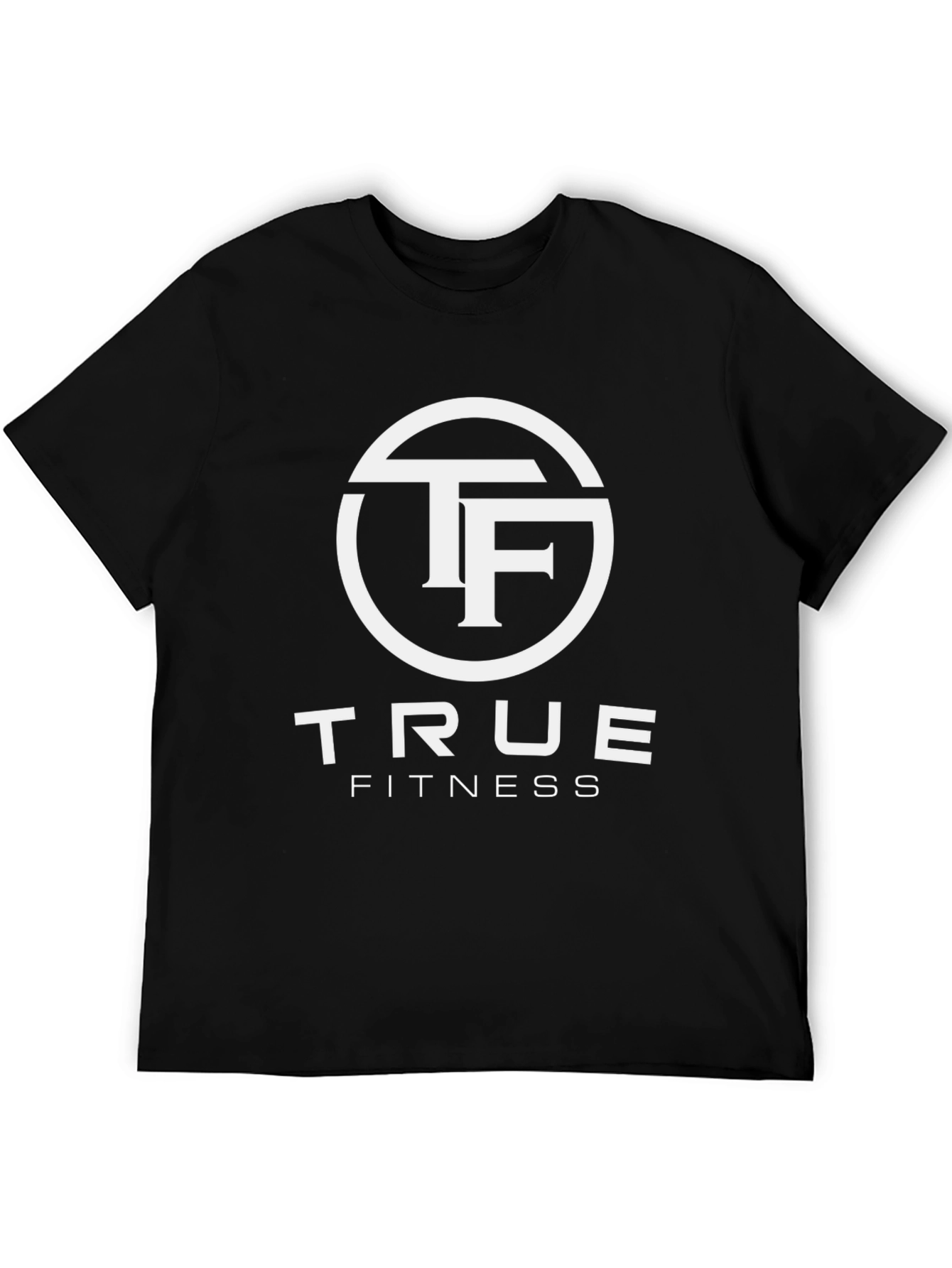 True Fitness Black T-Shirt - Workout Apparel