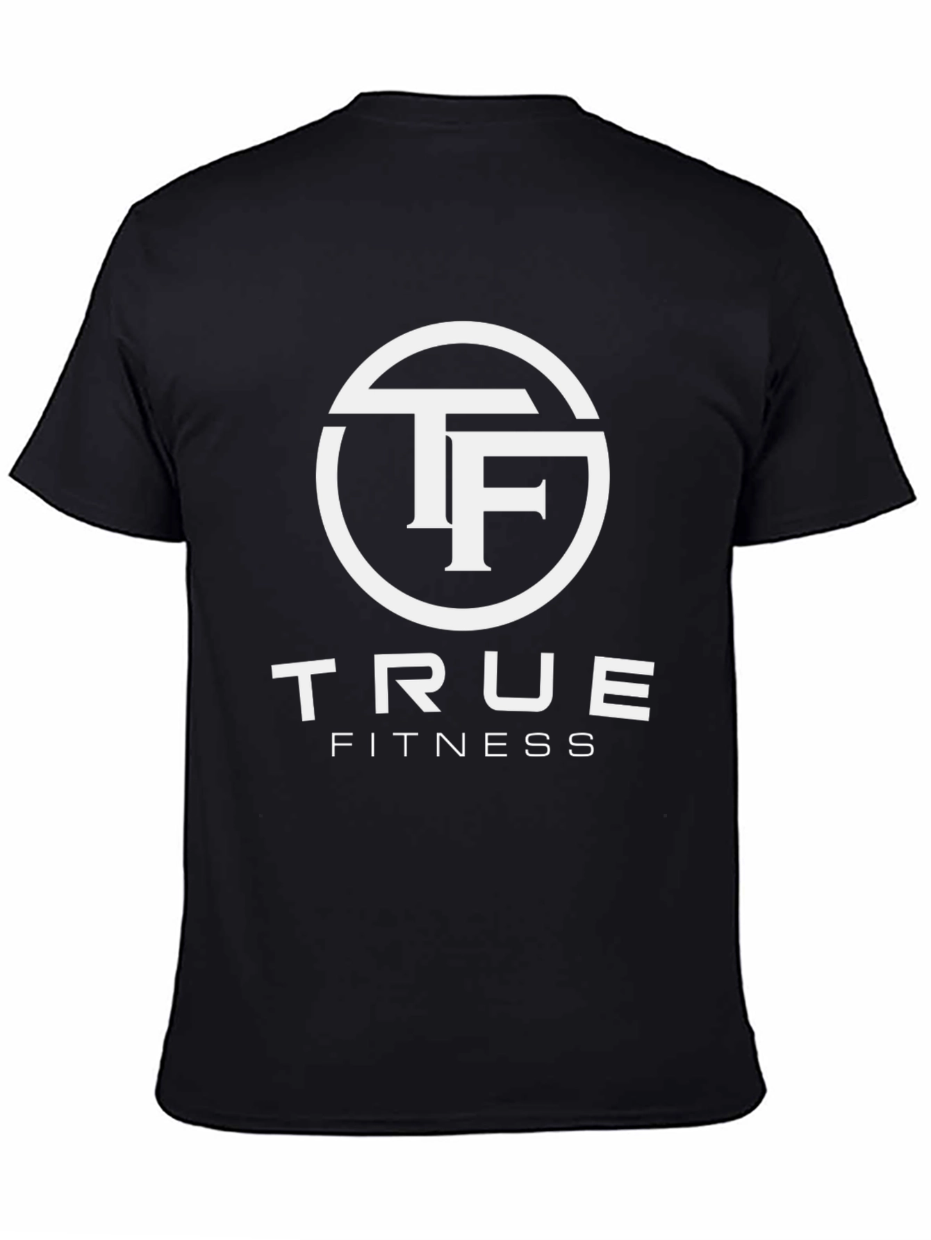 True Fitness Black T-Shirt - Workout Apparel