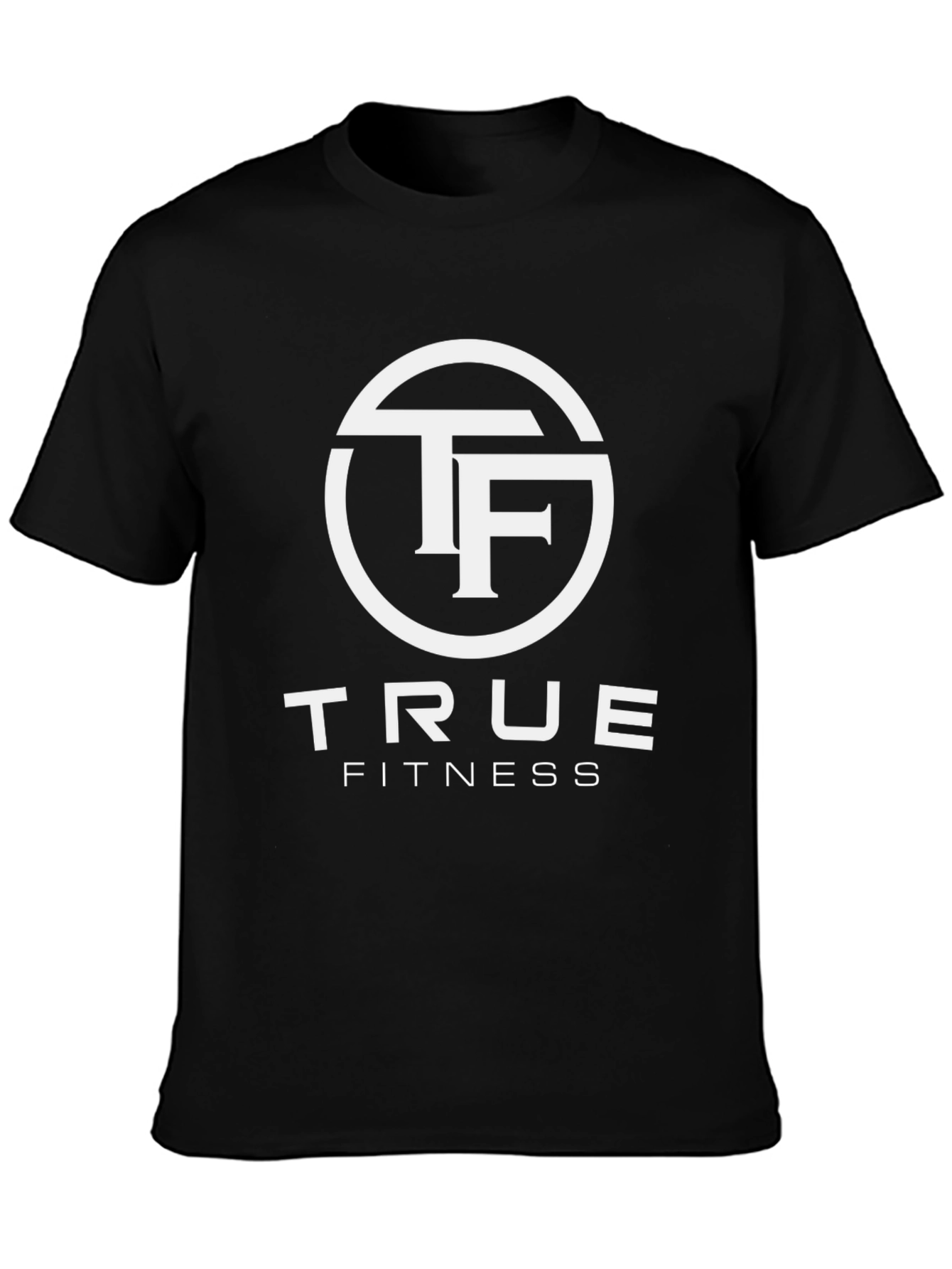 True Fitness Black T-Shirt - Workout Apparel