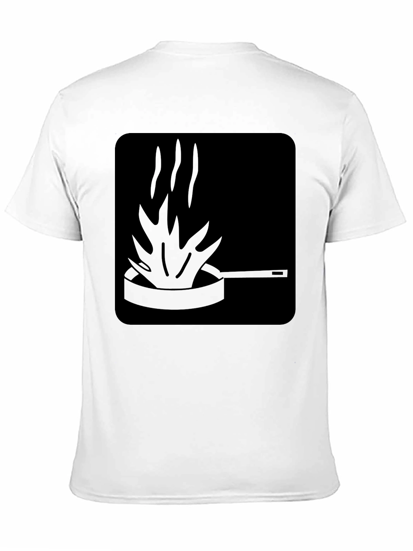 Fiery Pan Graphic Tee - Cook with Passion!