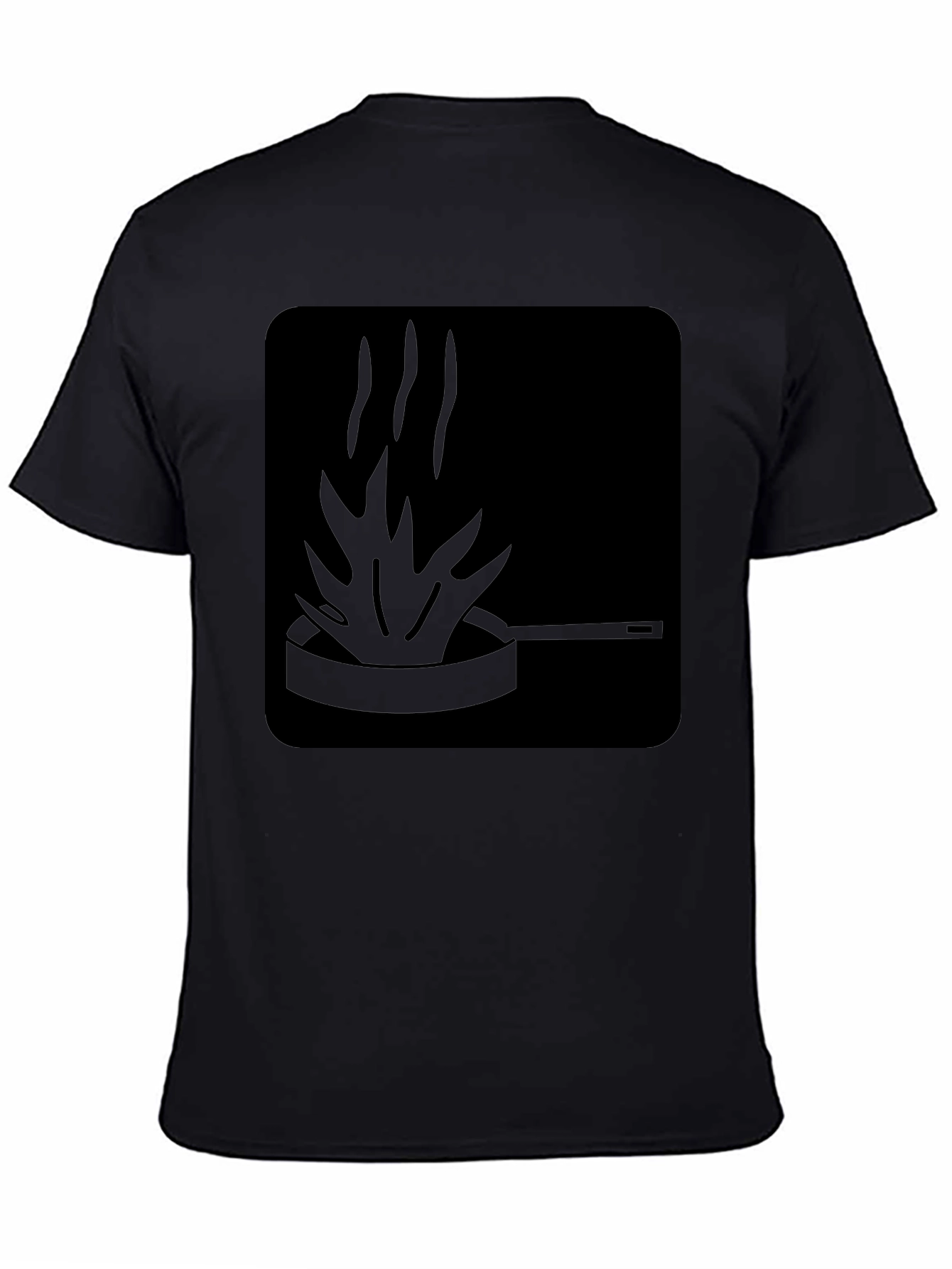 Fiery Pan Graphic Tee - Cook with Passion!