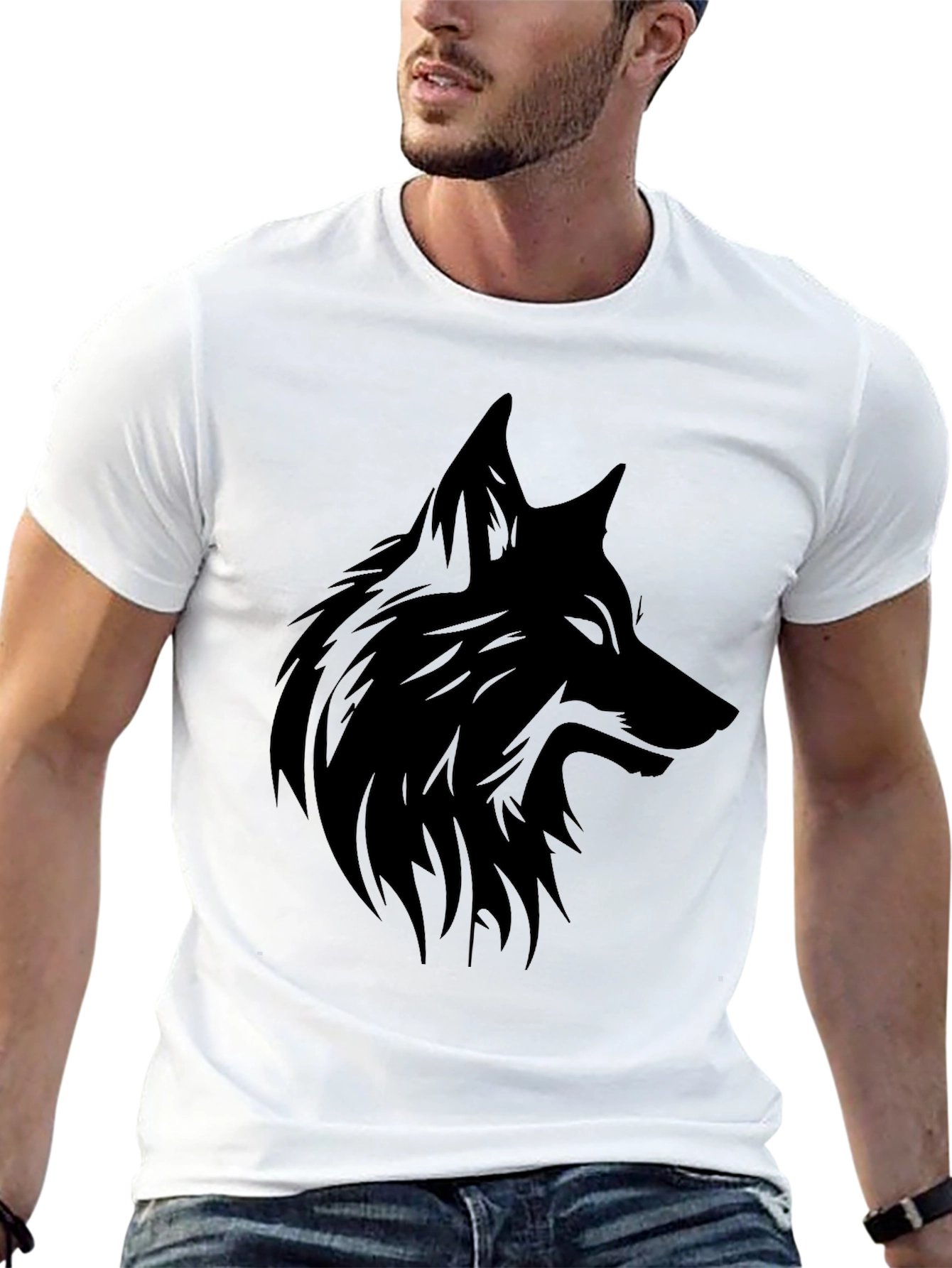Black Wolf Graphic Tee